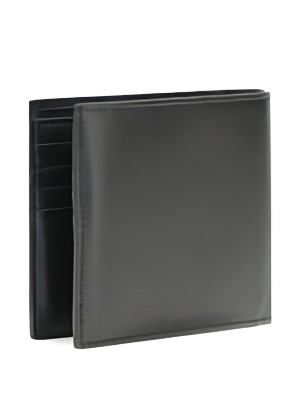 Leather wallet with logo - 3