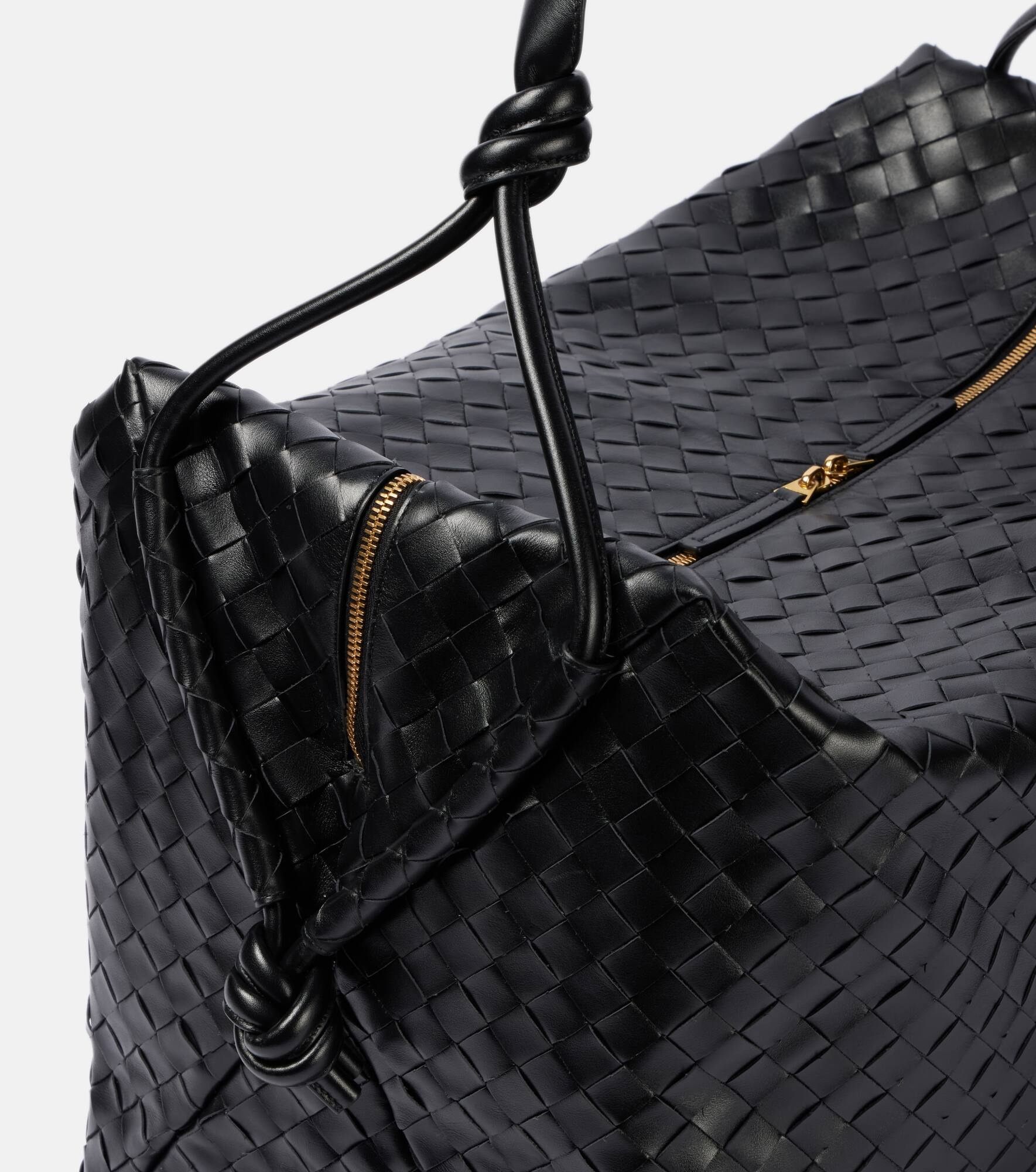 Loop Large leather duffel bag - 6