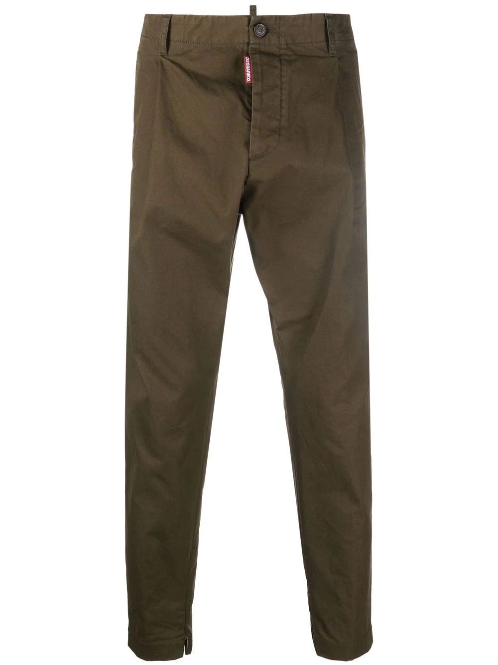 cropped tapered chinos - 1