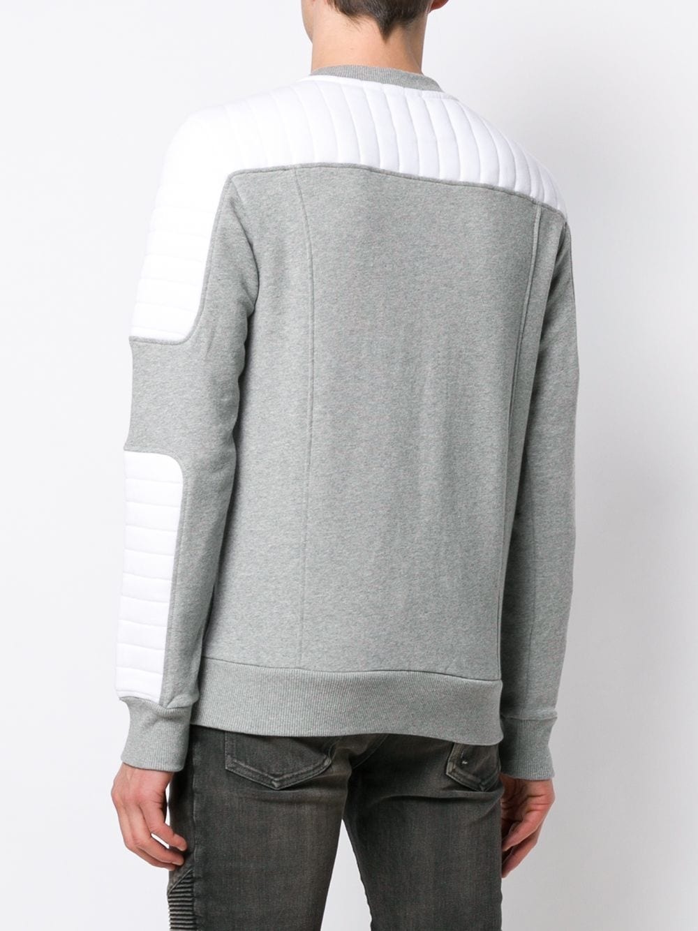 biker panel sweatshirt - 4