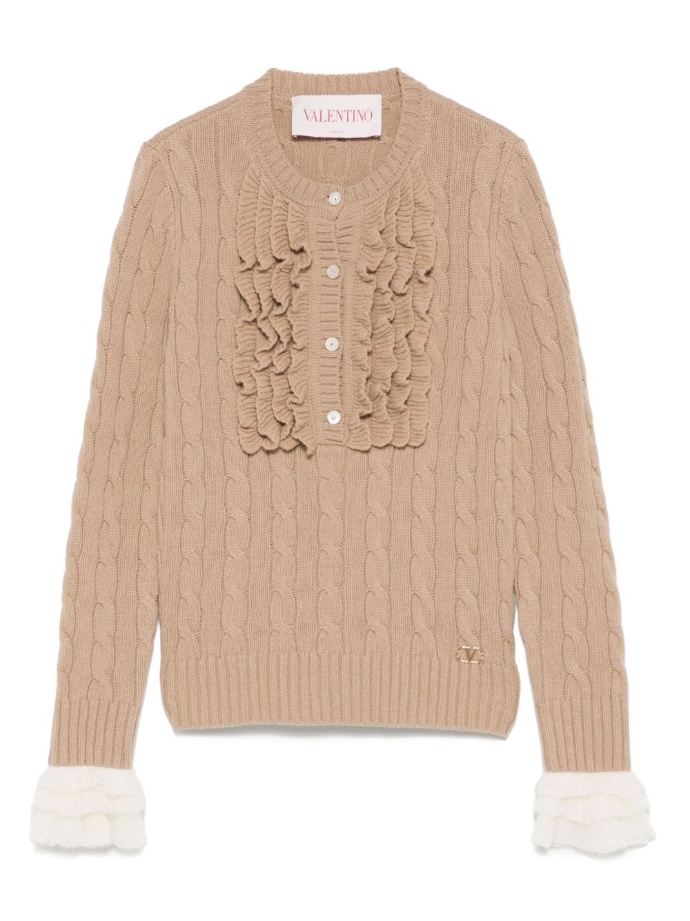 cable-knit sweater - 1