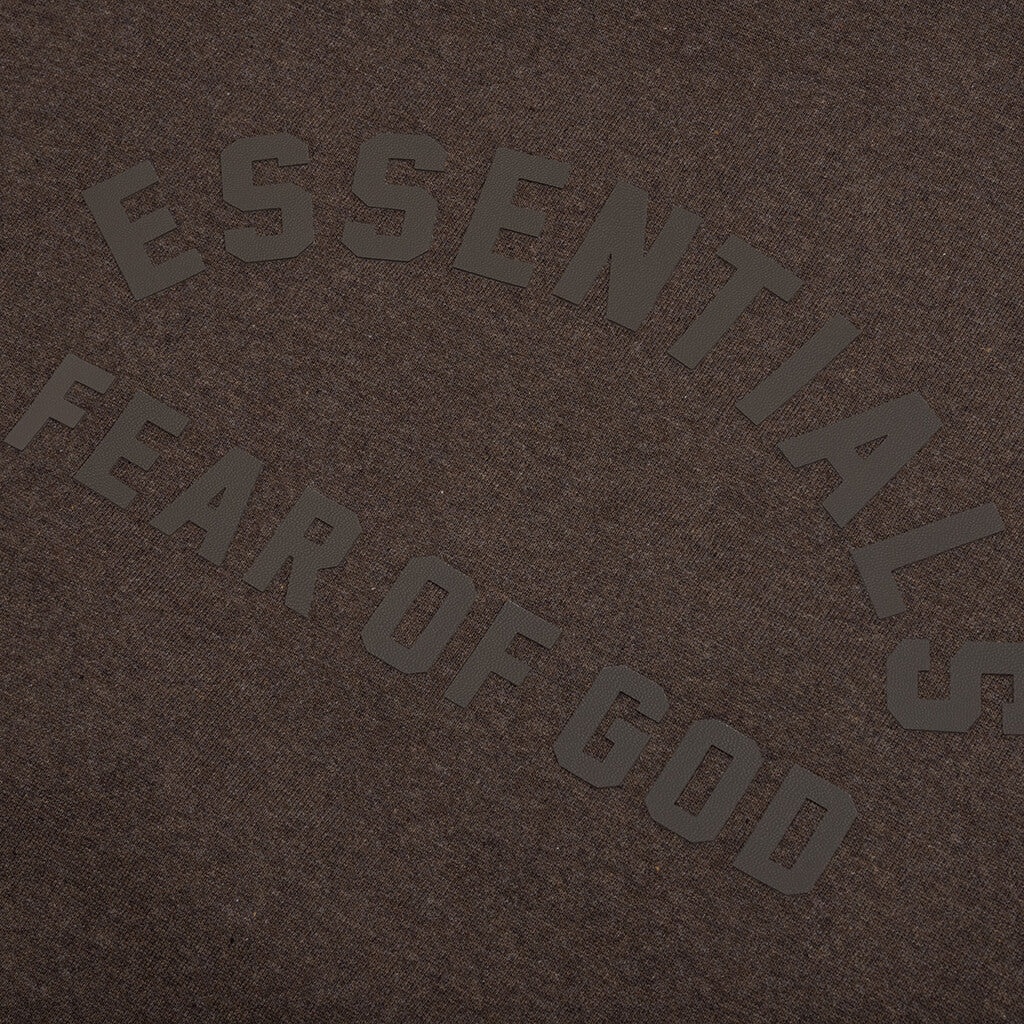 ESSENTIALS HEAVY S/S TEE - HEATHER WOOD - 4