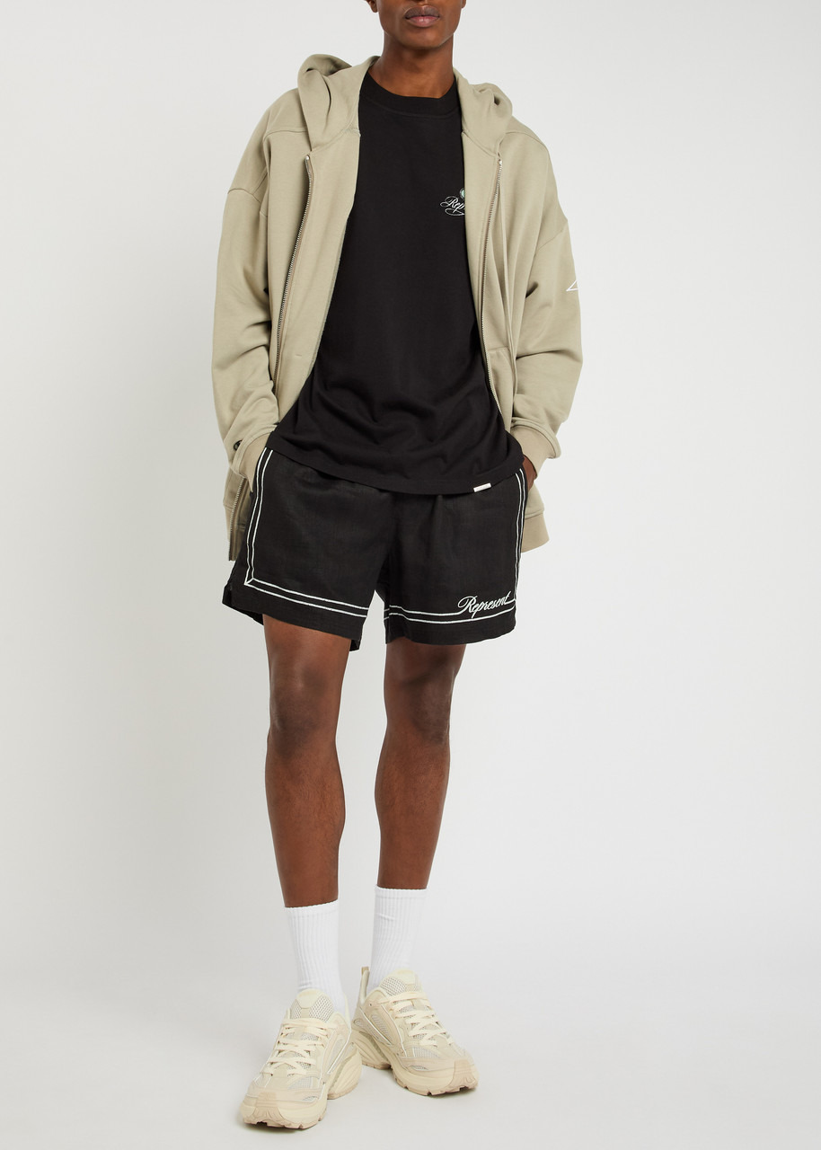 Represent Border Ramie Shorts - 4