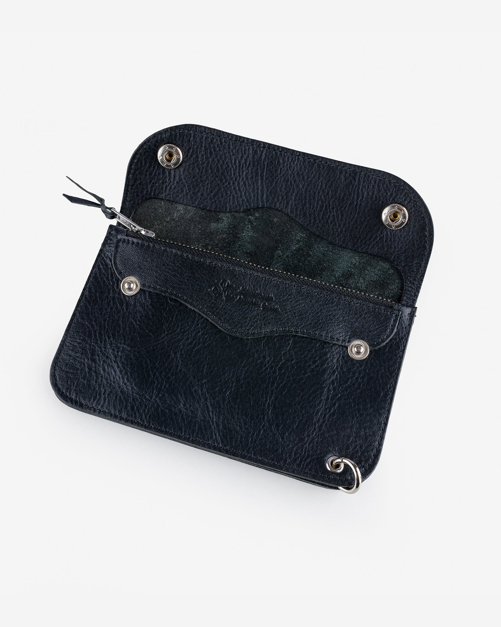 OGL-WX2-TBLK OGL Trucker Wallet - Tumbled Black - 3
