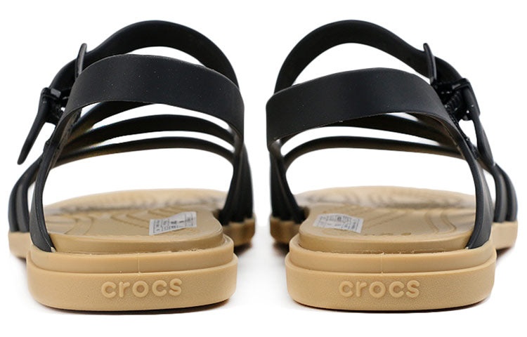 (WMNS) Crocs Tulum Sandals 'Black' 206107-00W - 4