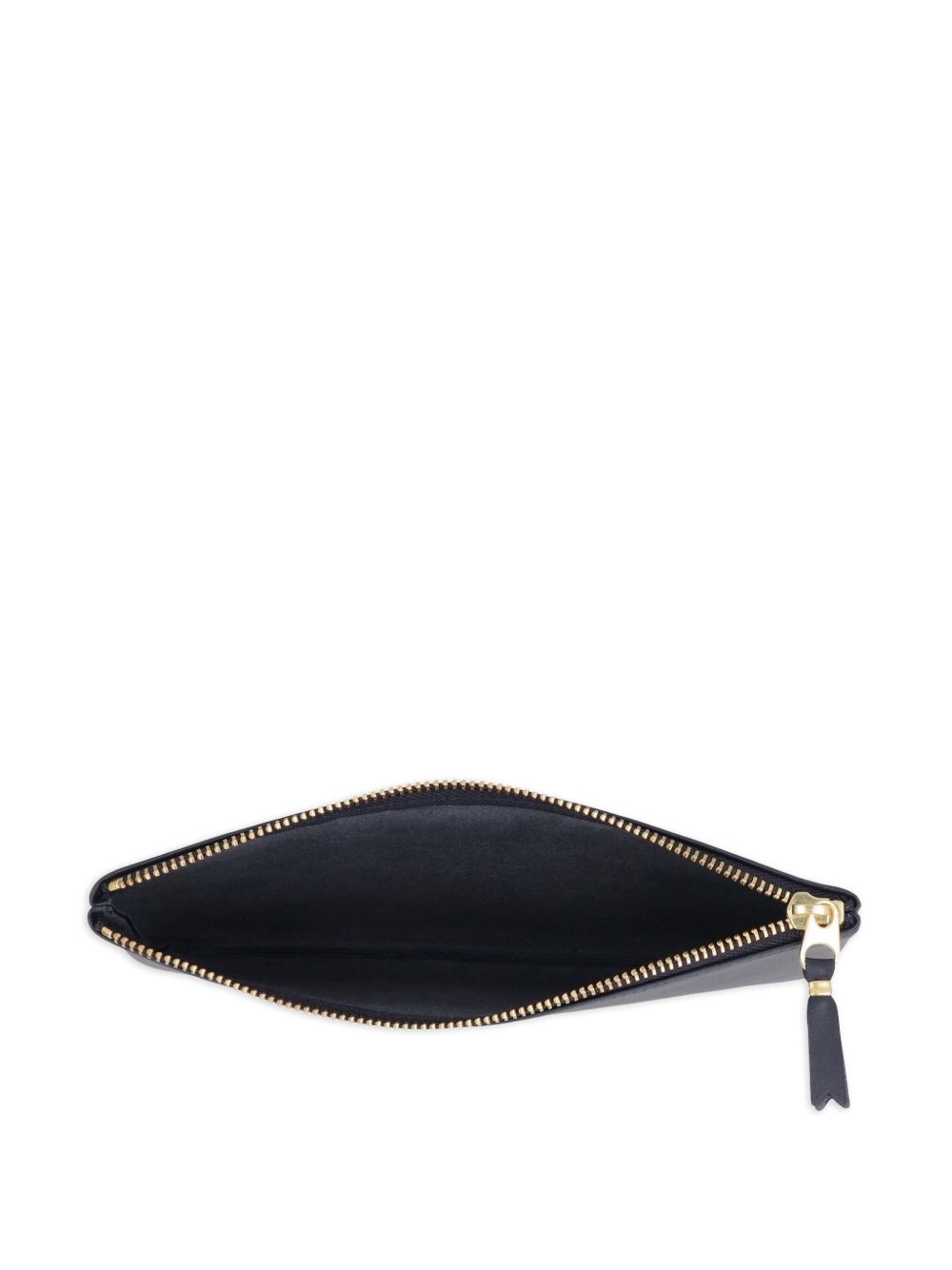 logo-print leather pouch - 3