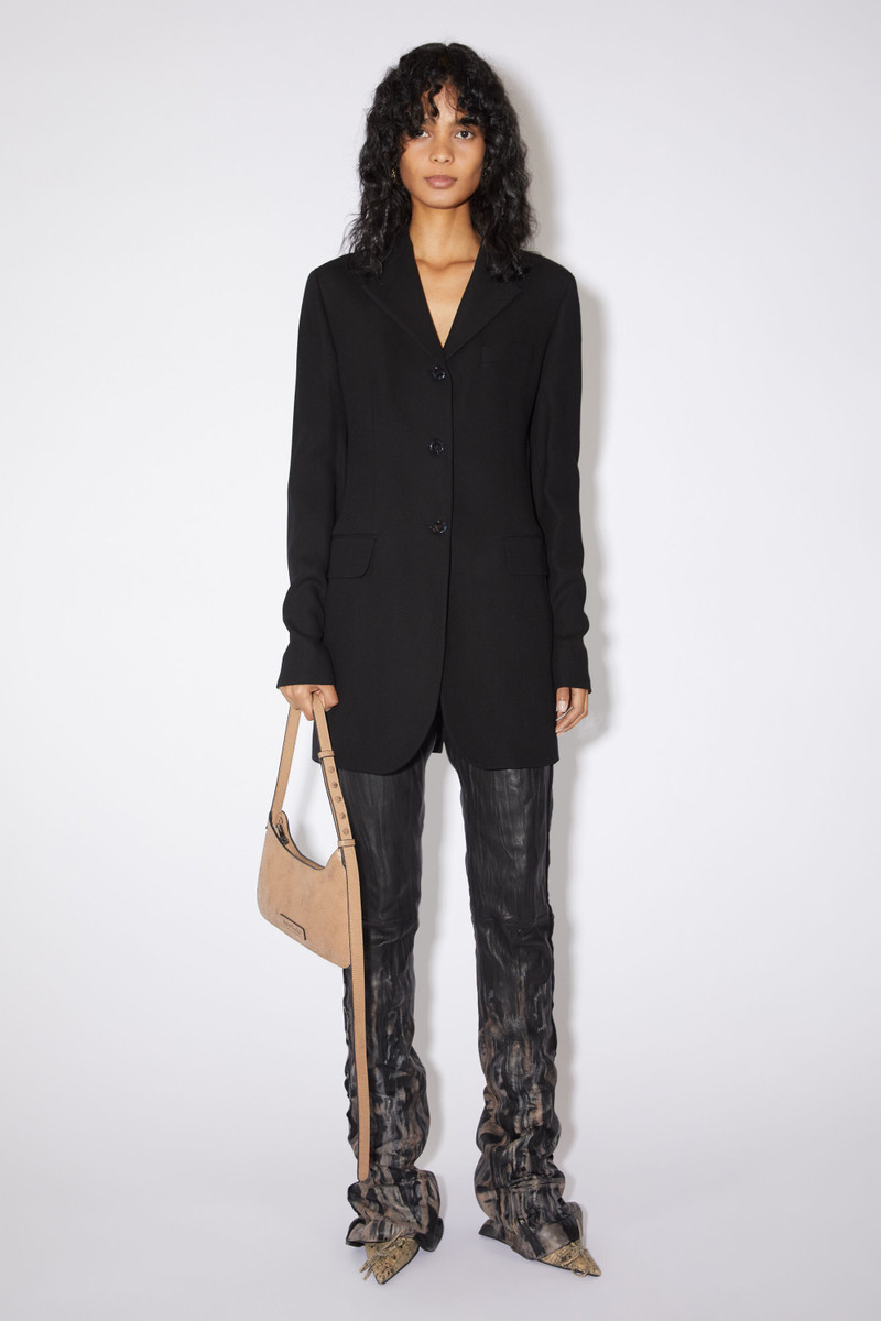 Acne Studios Fitted suit jacket - Black outlook