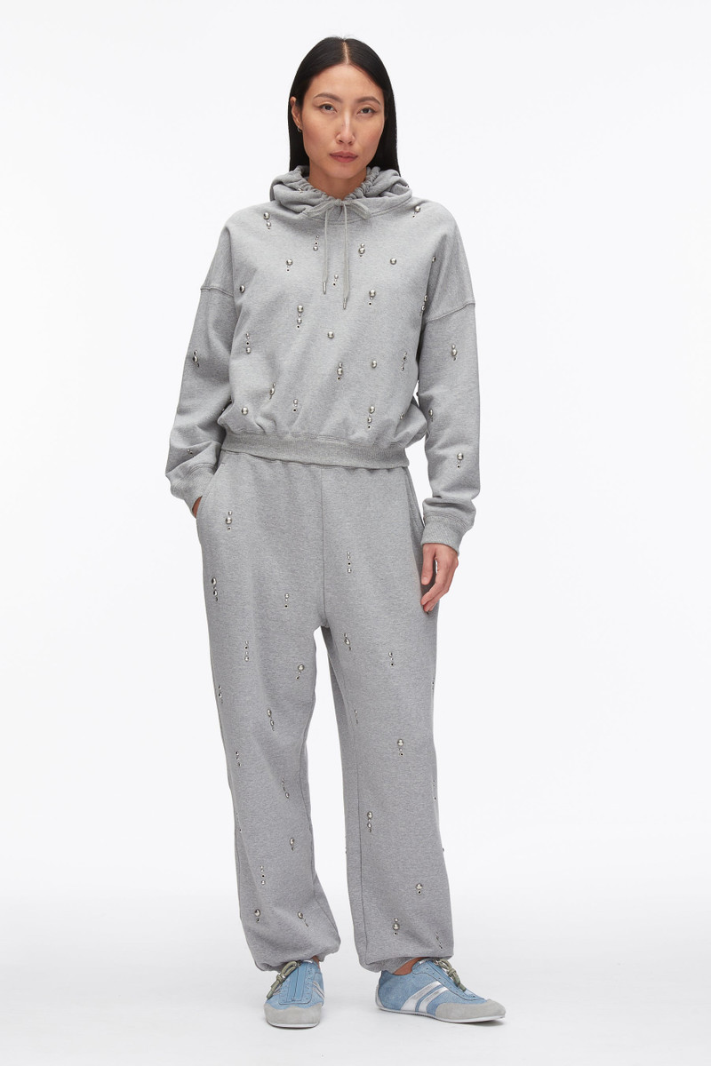 Dome Embellishment Sweatpants 1