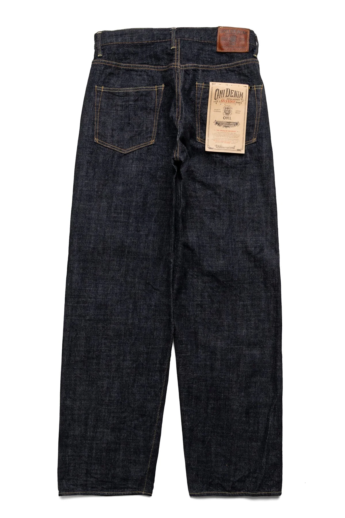 822-LS13.5 Long Slub Denim Super Wide Tapered - 1