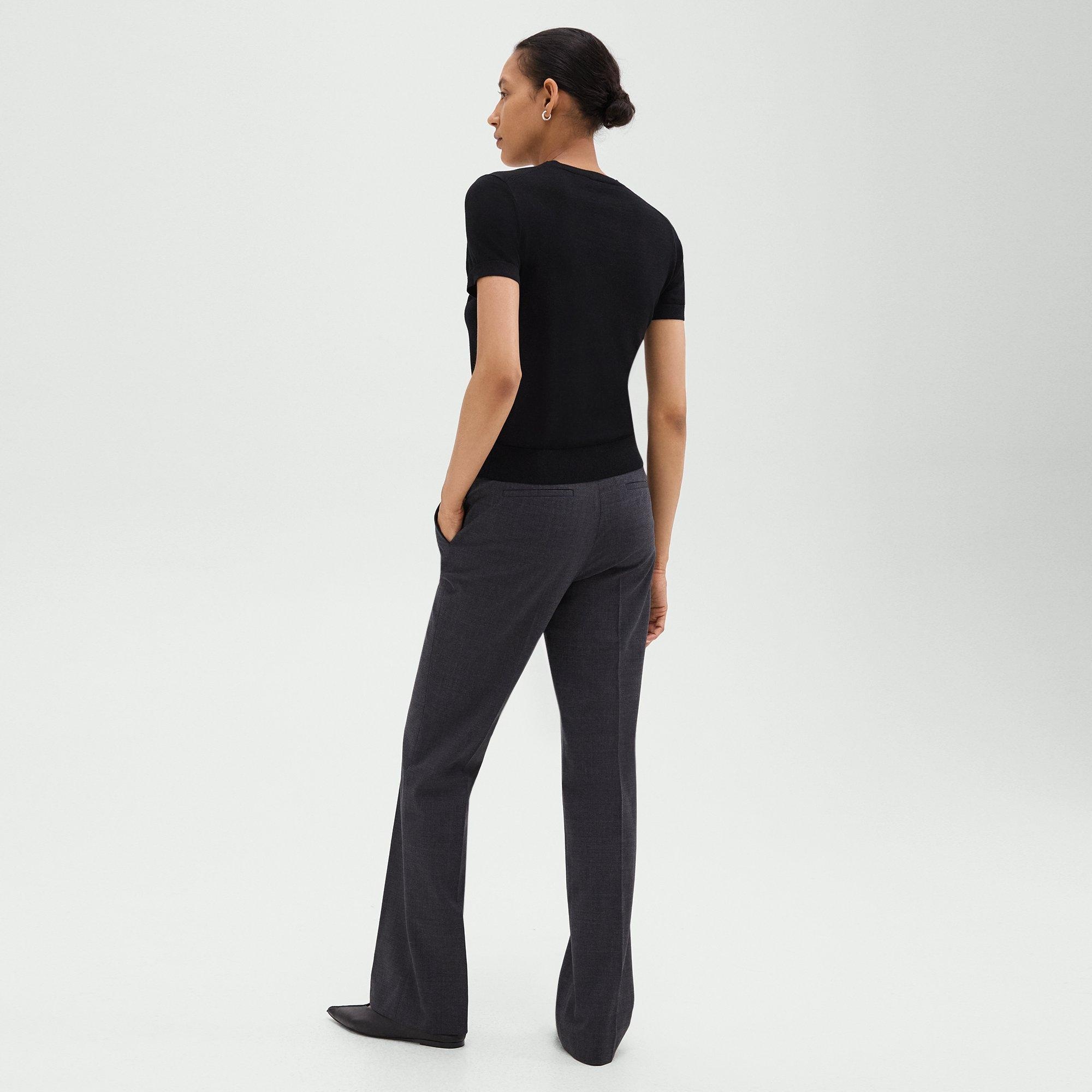 Flared Pant in Good Wool - 4