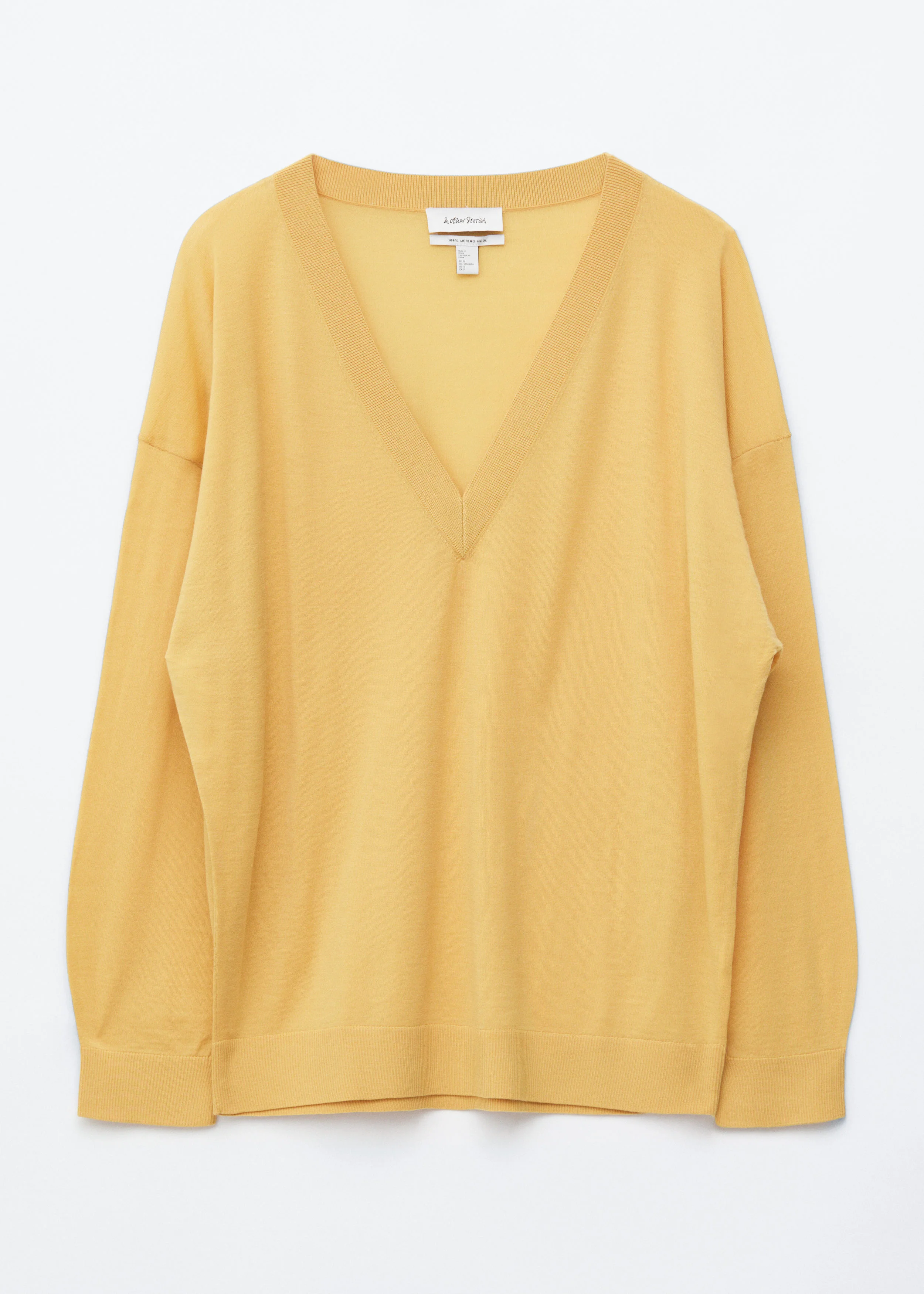 Oversized Merino Wool Jumper - 1