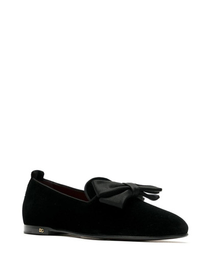 Dolce & Gabbana bow detail loafers outlook