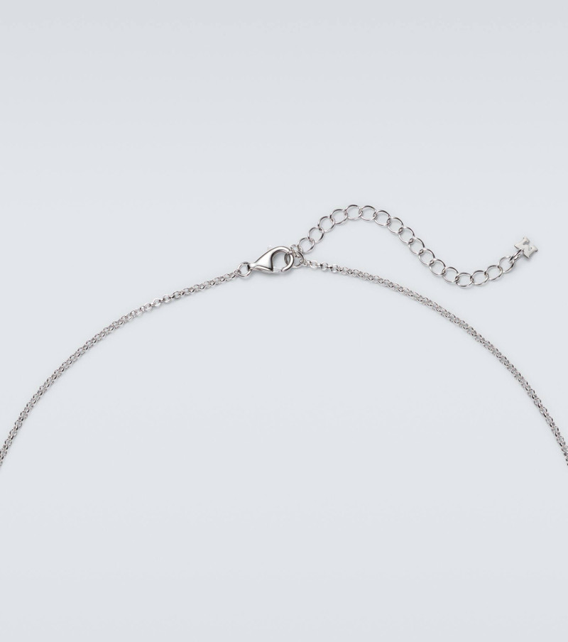 Sterling silver pendant necklace with malachite 5