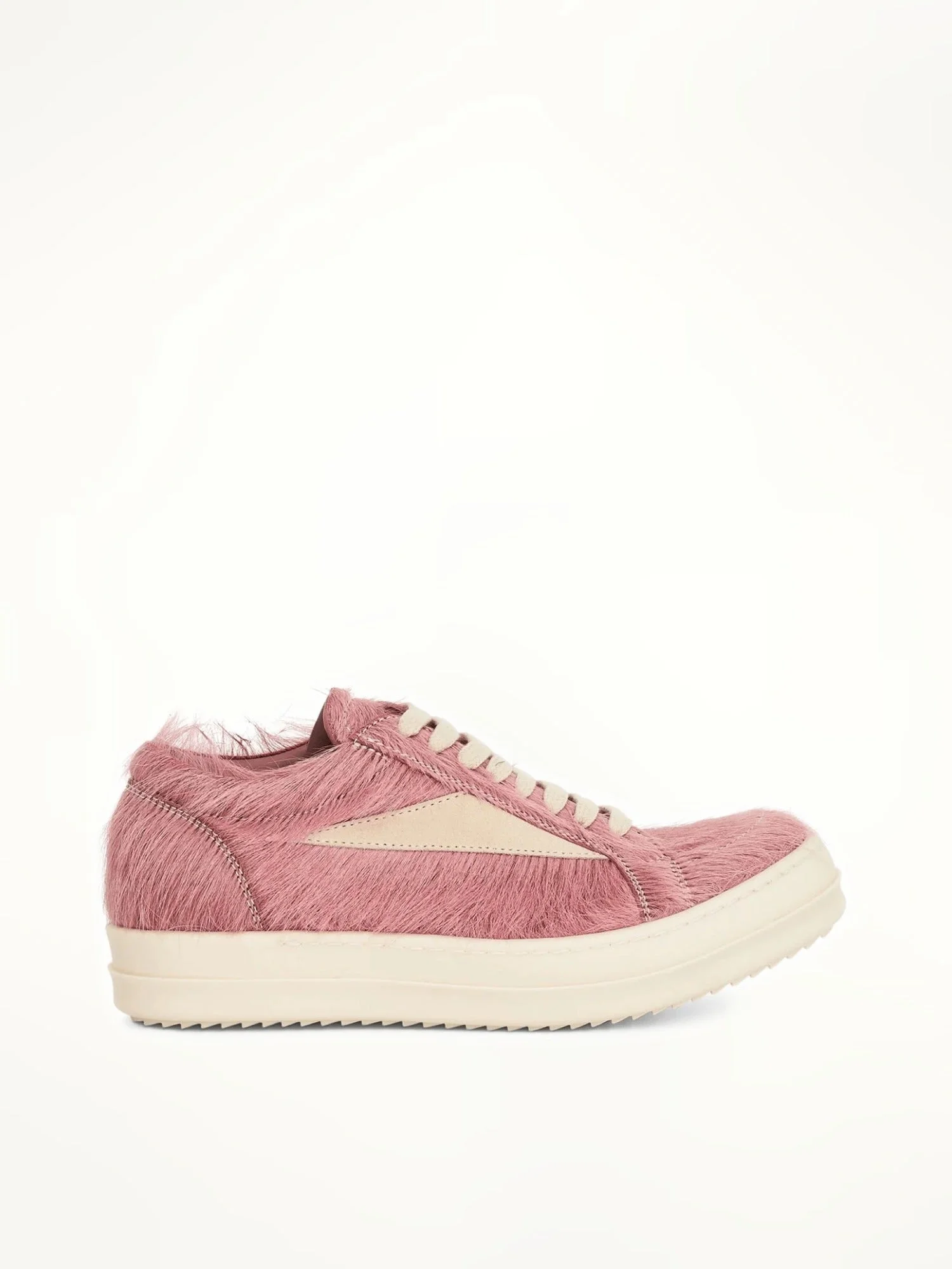 Vintage Fur Sneaker in Dusty Pink/Milk - 1