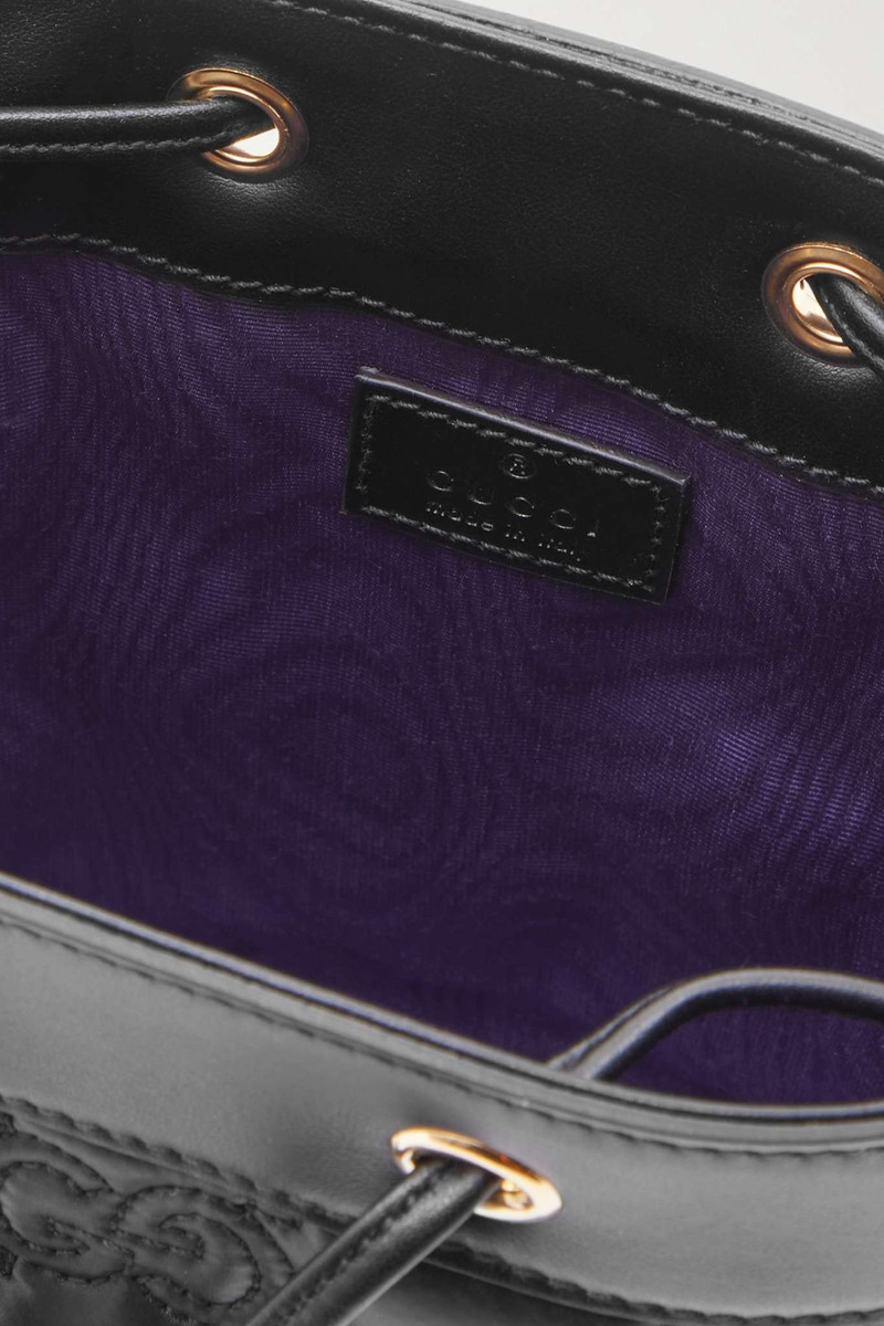 GG Matelassé leather bucket bag 5