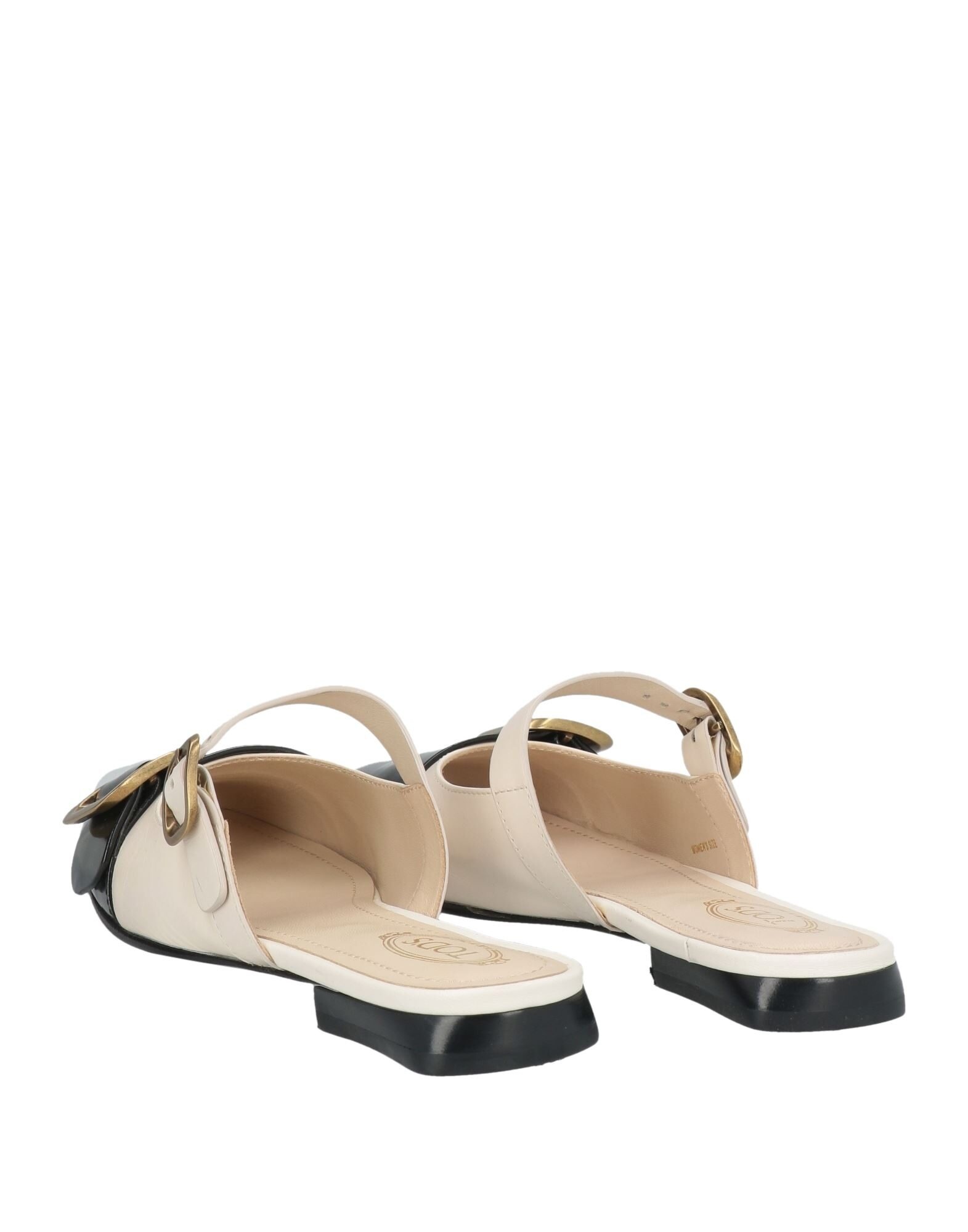 Cream Women's Mules And Clogs - 3