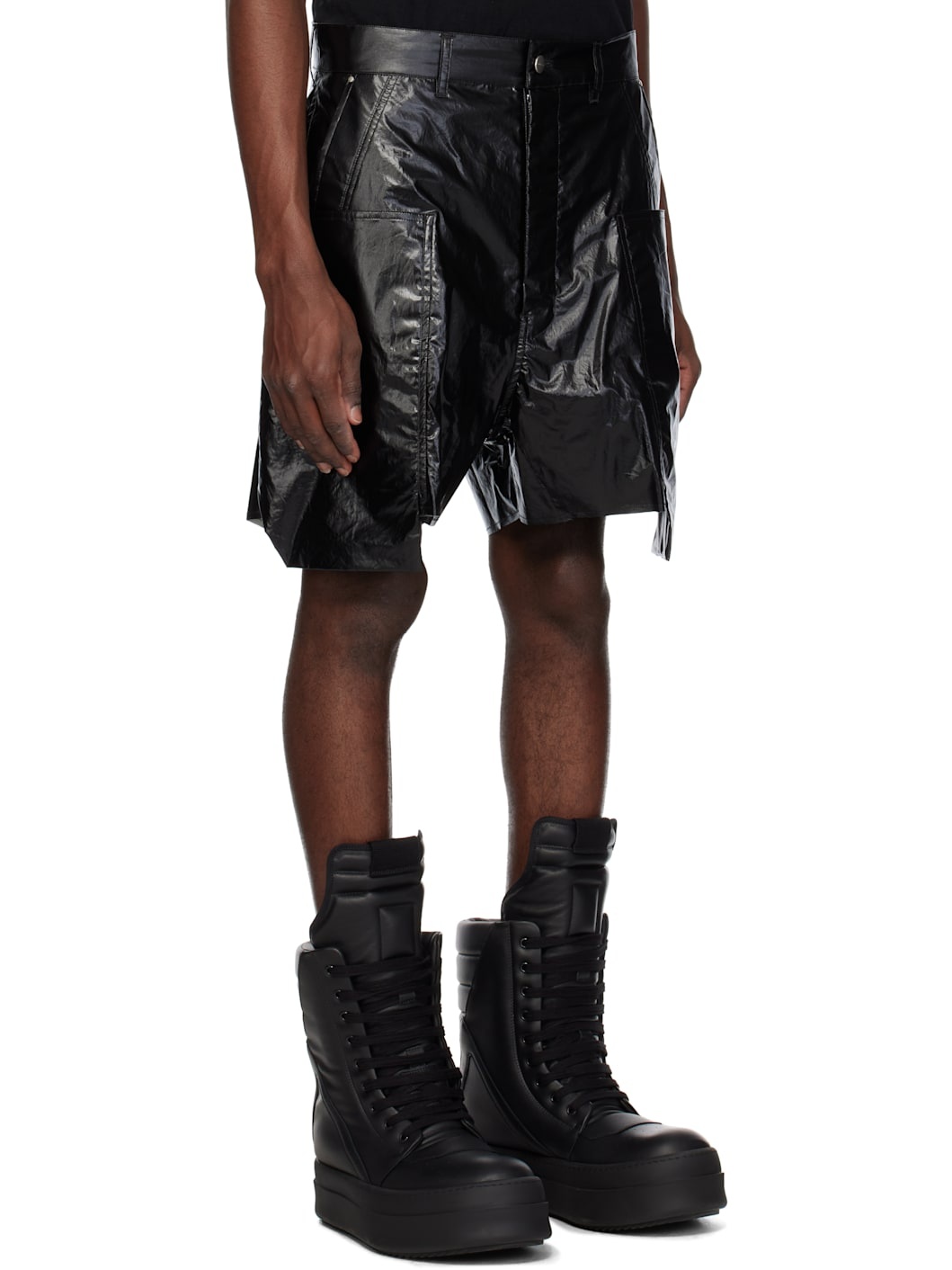 Black Hollywood Stefan Cargo Shorts - 2