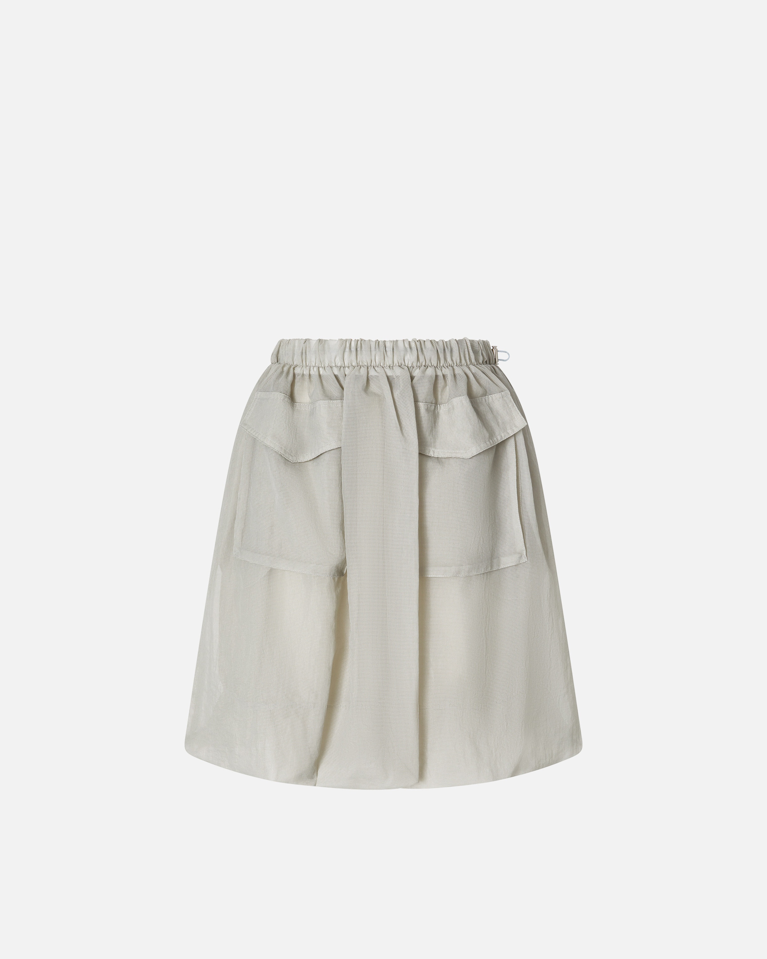 LIGHTWEIGHT ORGANZA-EFFECT SKIRT WITH POCKETS - 1