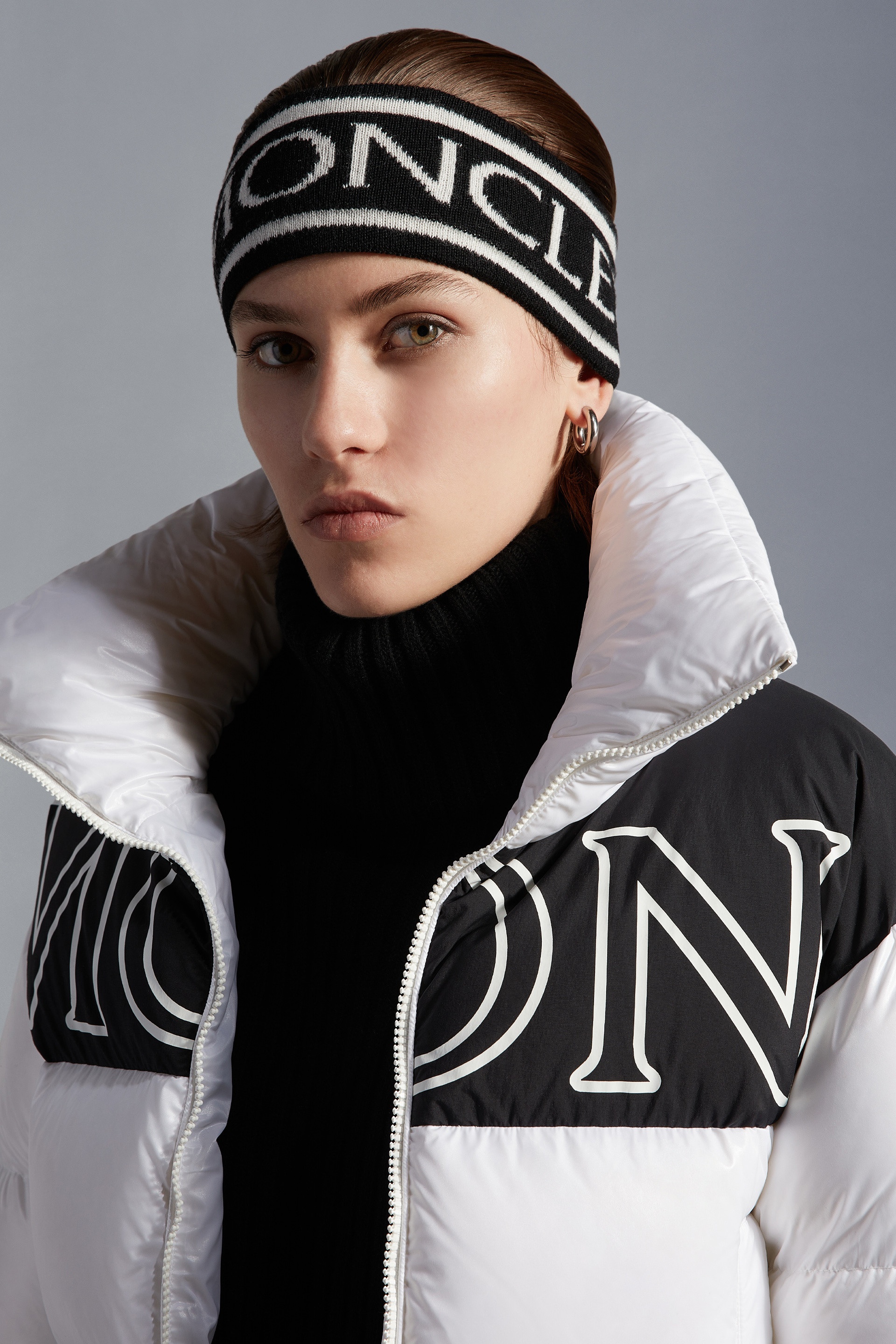 moncler logo headband