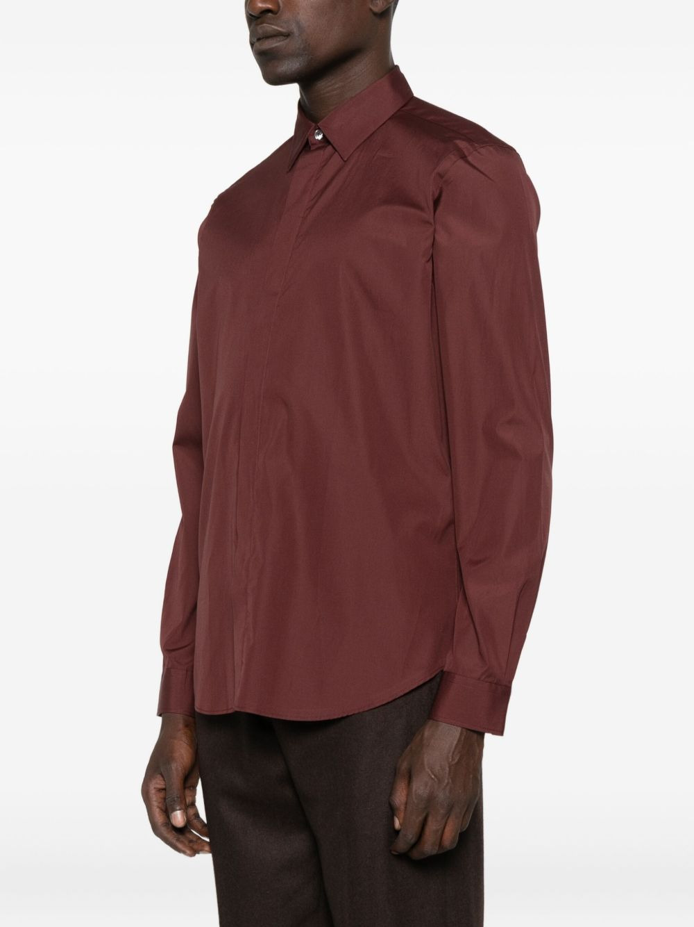 long-sleeve cotton shirt - 3