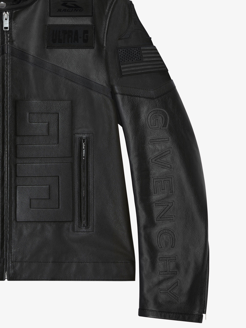 GIVENCHY BIKER JACKET IN LEATHER 6