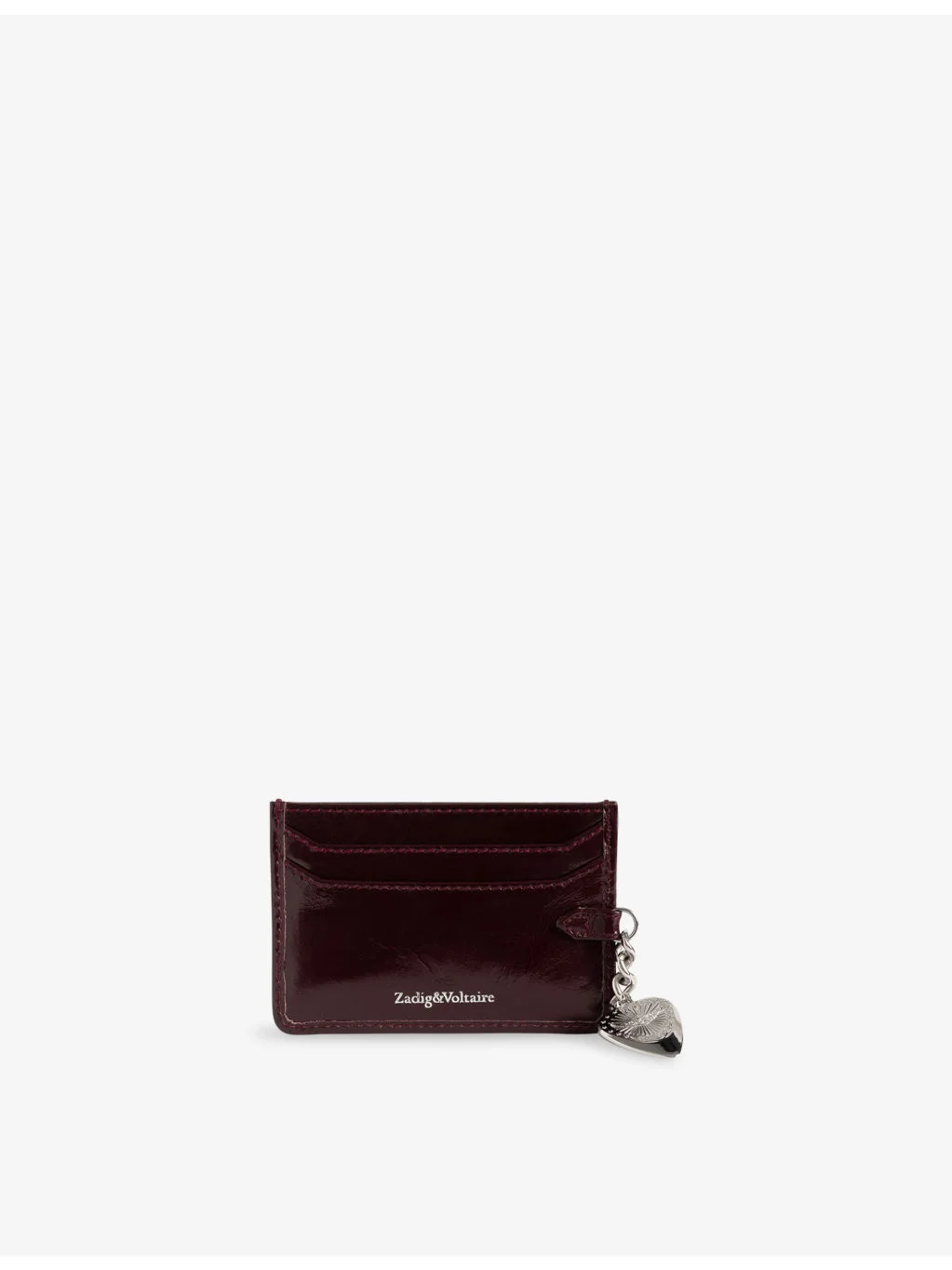 Sunny Pass Patent-Leather Card Holder - 1