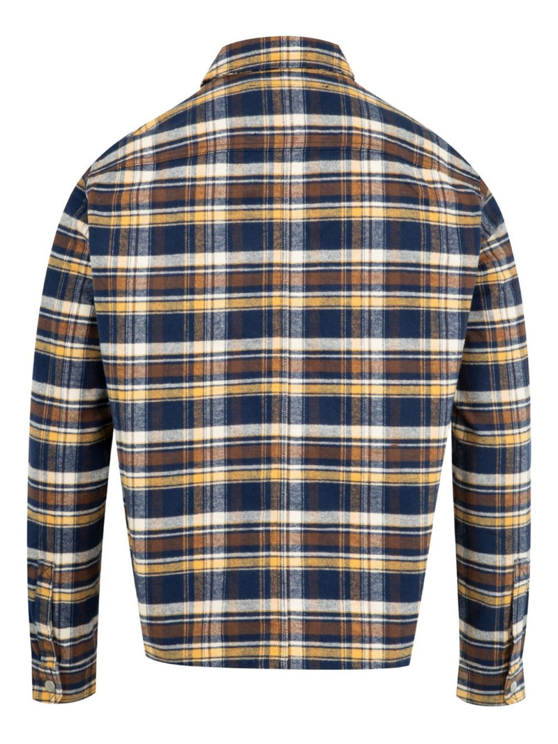 Rick Owens DRKSHDW plaid-pattern shirt outlook