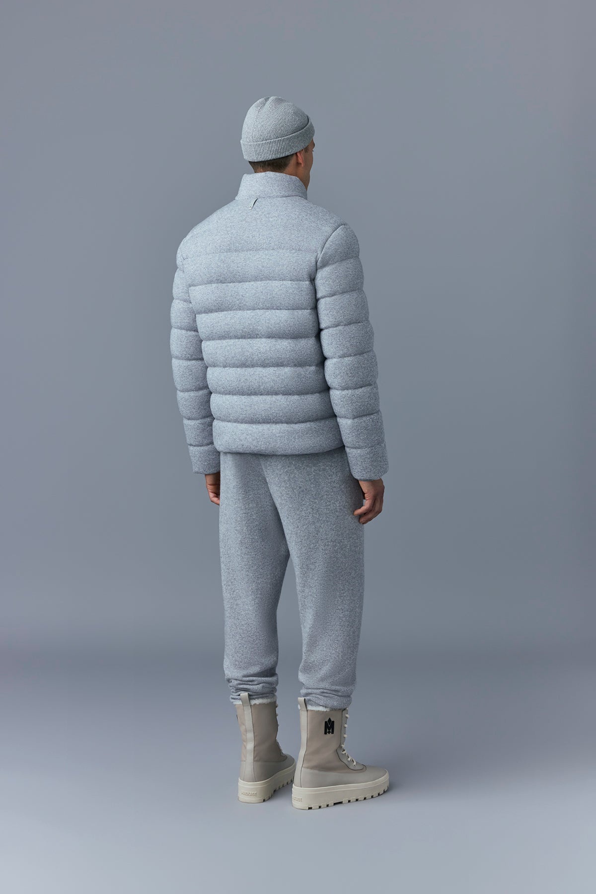 SCOTT Light down jacket with cashmere blend shell - 4