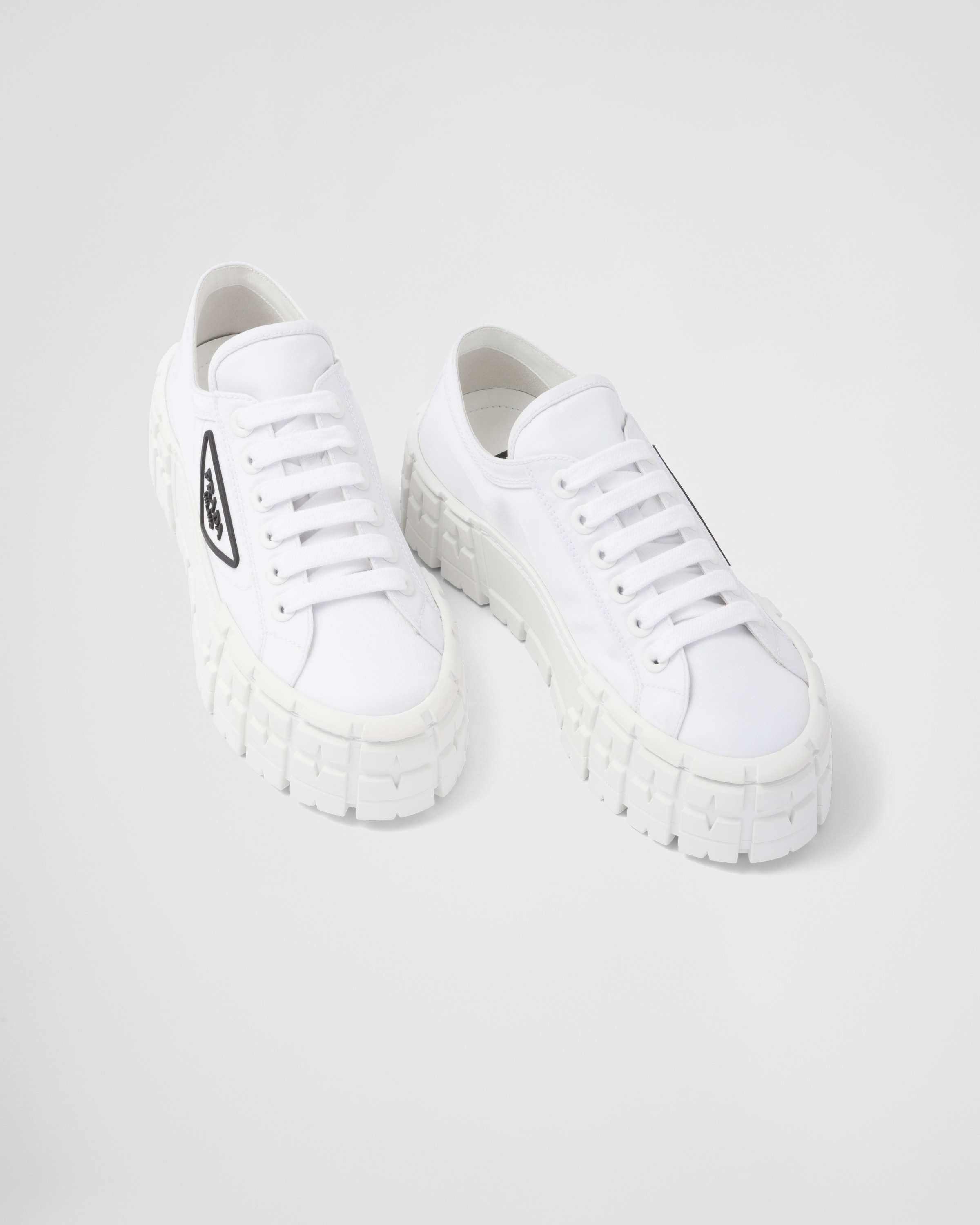 Double Wheel Re-Nylon gabardine sneakers - 4