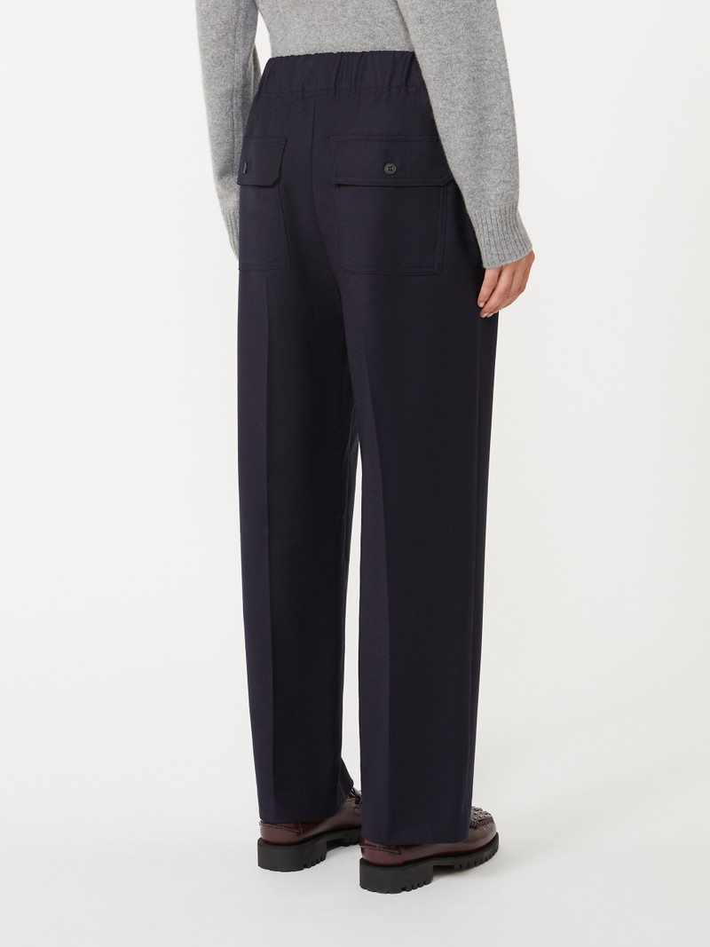 HATELEY Wool flannel trousers 4