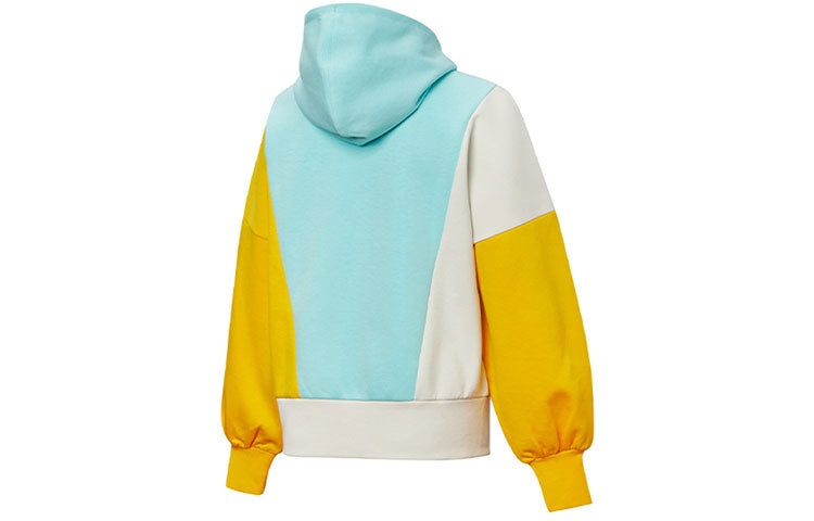 (WMNS) PUMA Panelled Hoodie 'Blue Yellow White' 532184-33 - 2