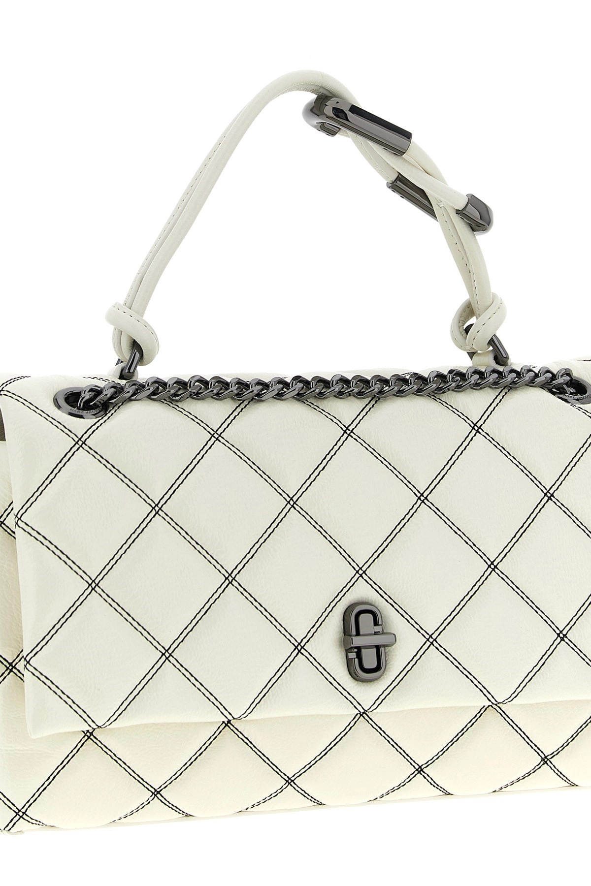 'The Bi-Color Quilted Dual' medium shoulder bag - 4