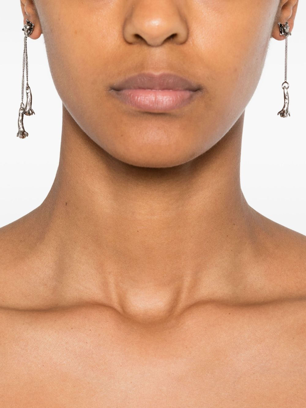 chain earrings - 2