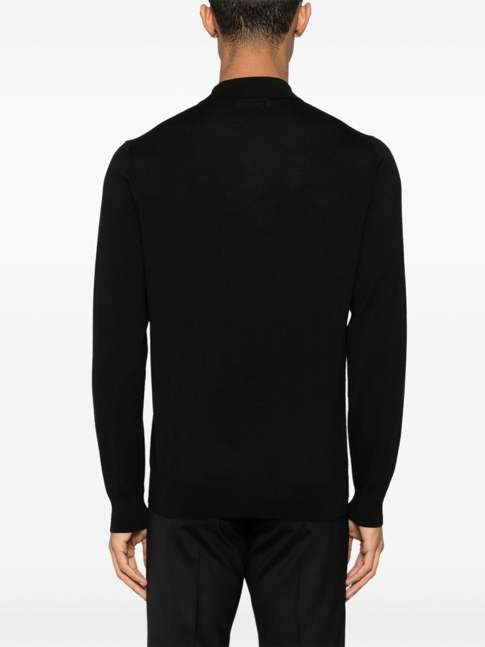 fine-knit polo shirt - 3