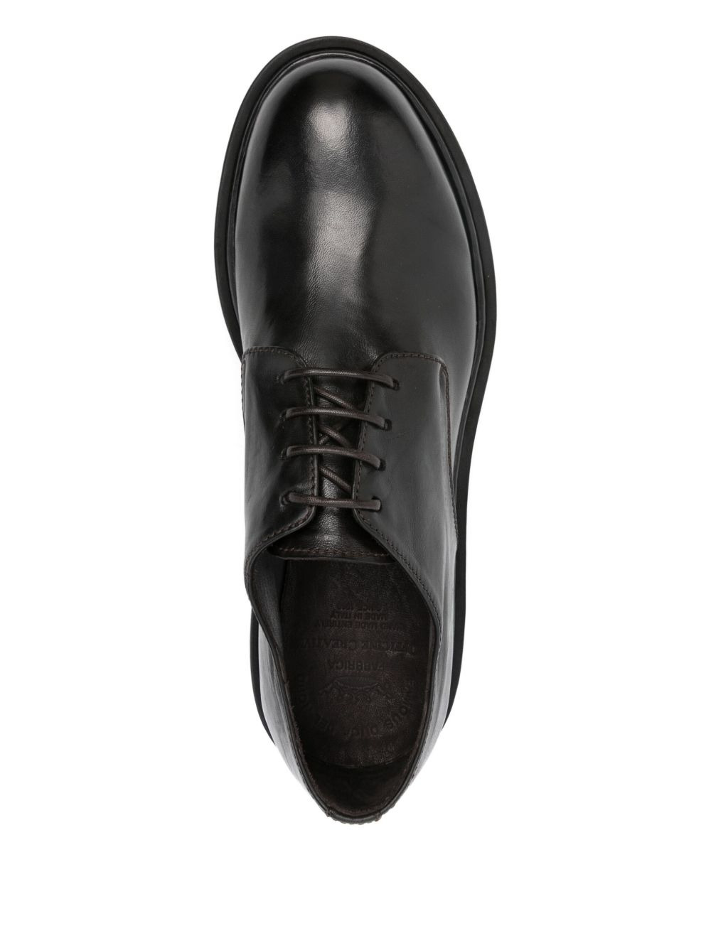 leather derby shoes - 4