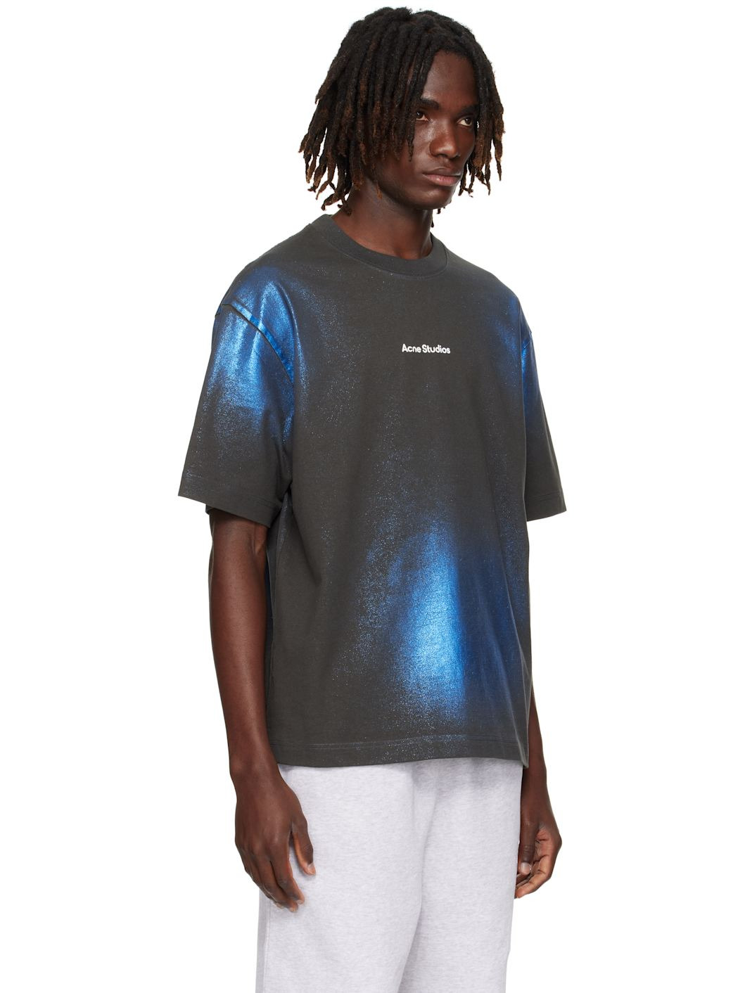 Khaki & Blue Logo T-shirt - 2
