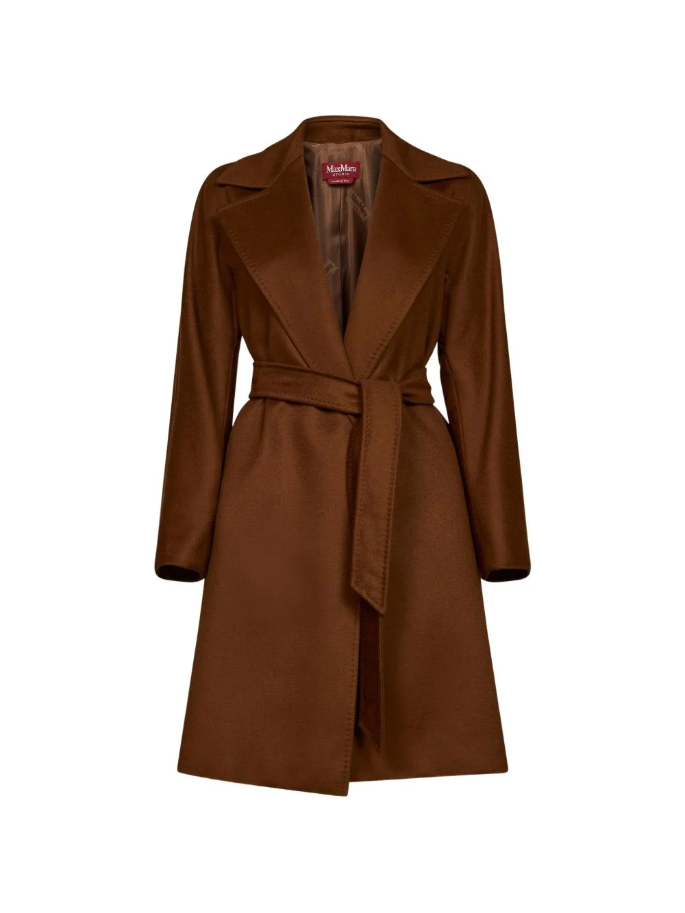 belted coat - 1