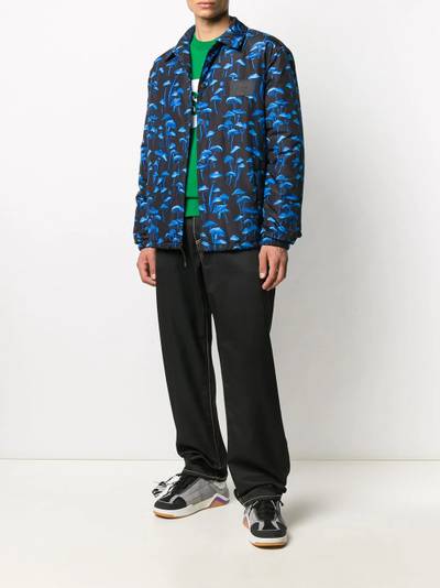 MSGM mushroom-print shirt jacket outlook