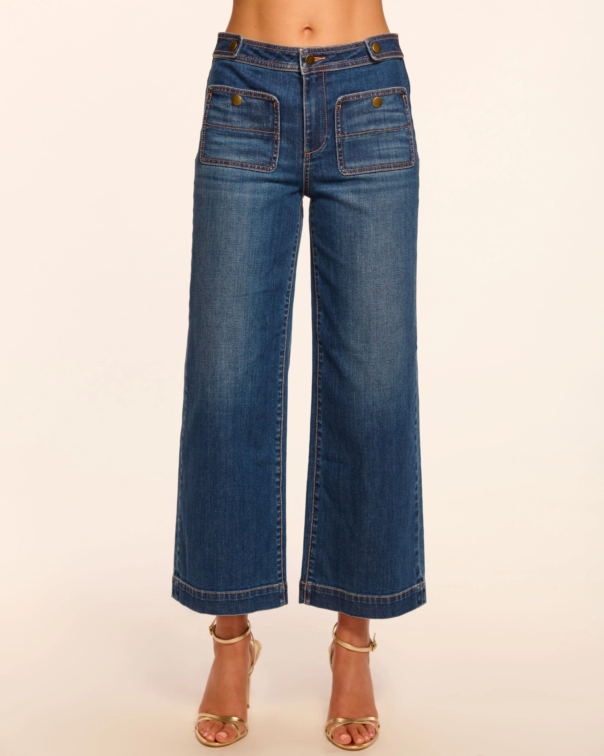 Gemma Mid-Rise Cropped Jean - 1