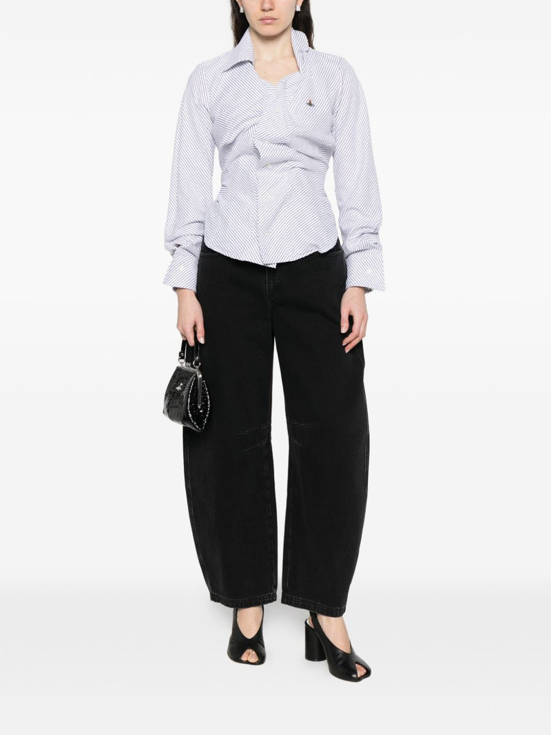 Vivienne Westwood Drunken striped shirt outlook