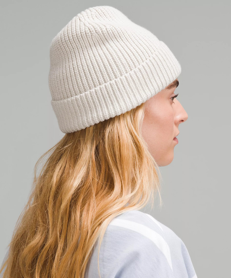 Close-Fit Wool-Blend Ribbed Knit Beanie 3