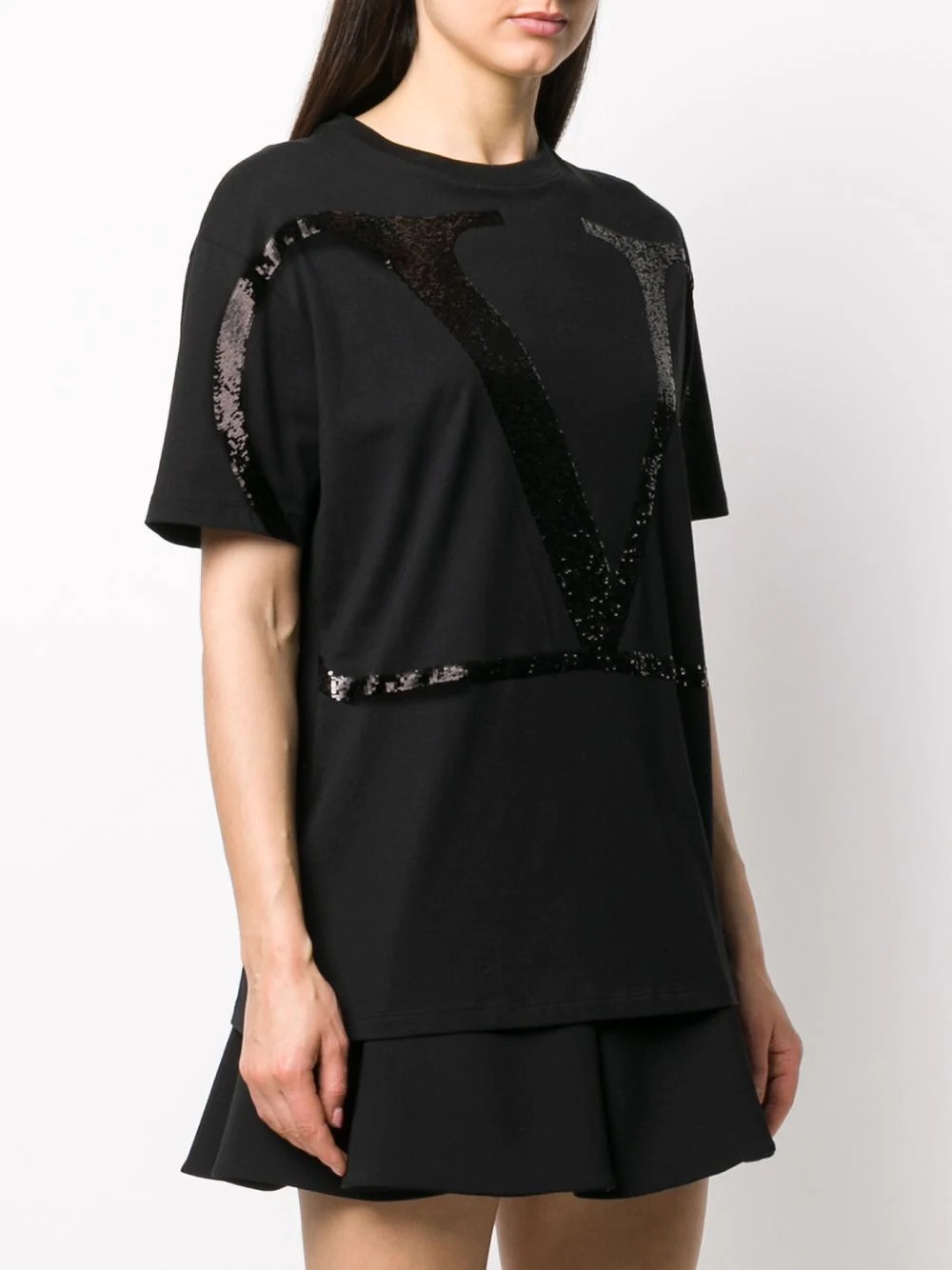 VLOGO sequin-embellished T-shirt - 3