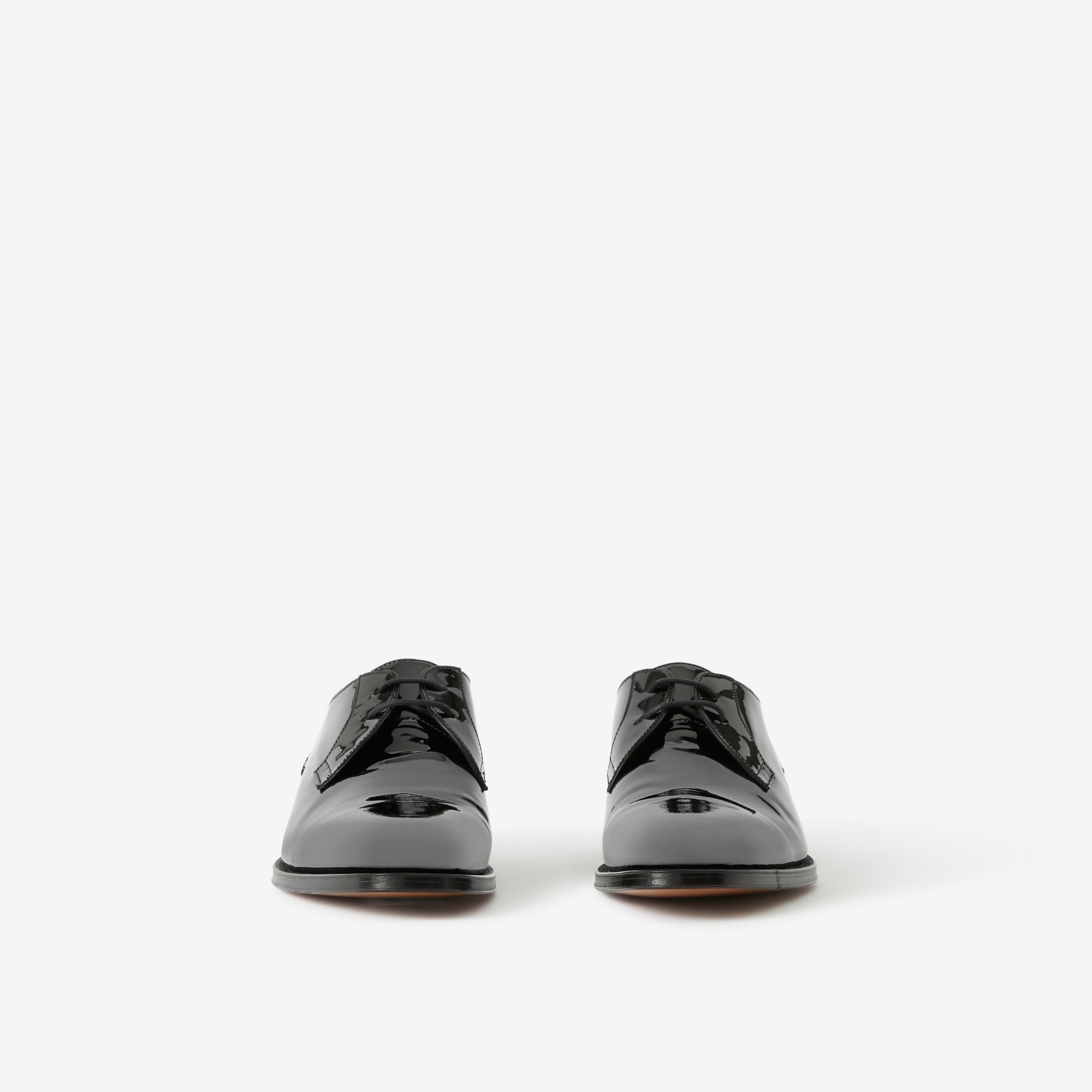Monogram Motif Patent Leather Derby Shoes - 2