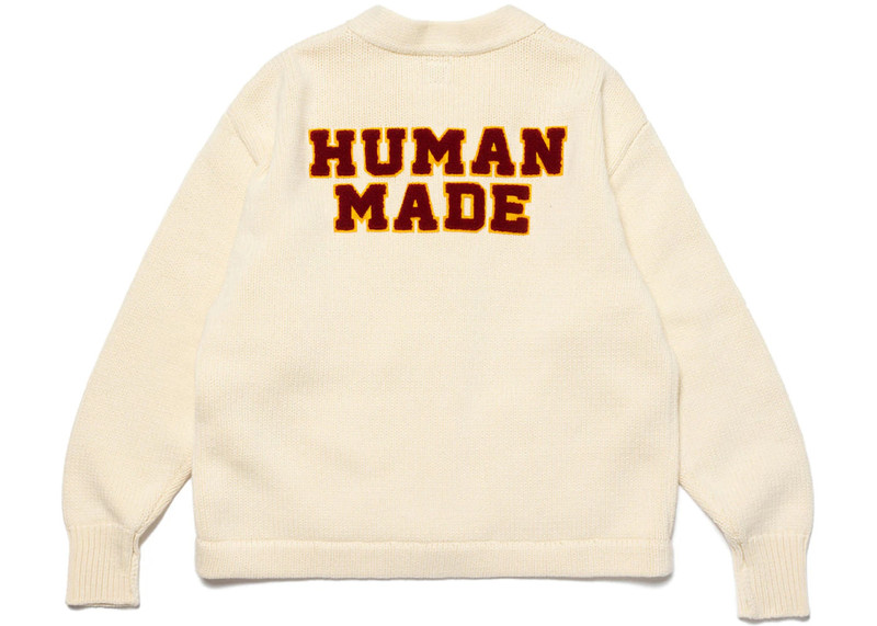Human Made Human Made Low Gauge Knit Cardigan White outlook