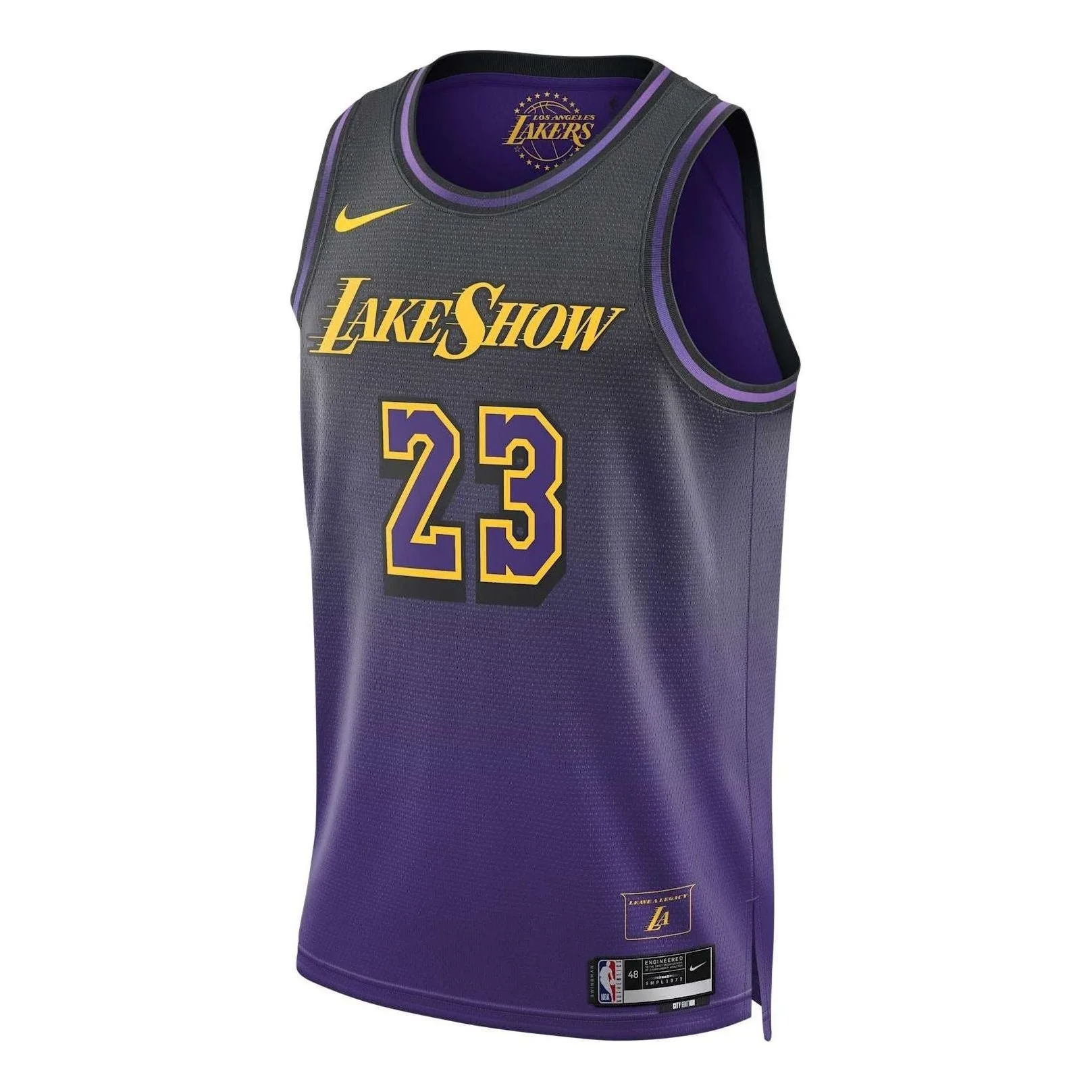Nike Los Angeles Lakers 2024/25 City Edition Jersey 'Lebron James' FQ4346-504 - 1