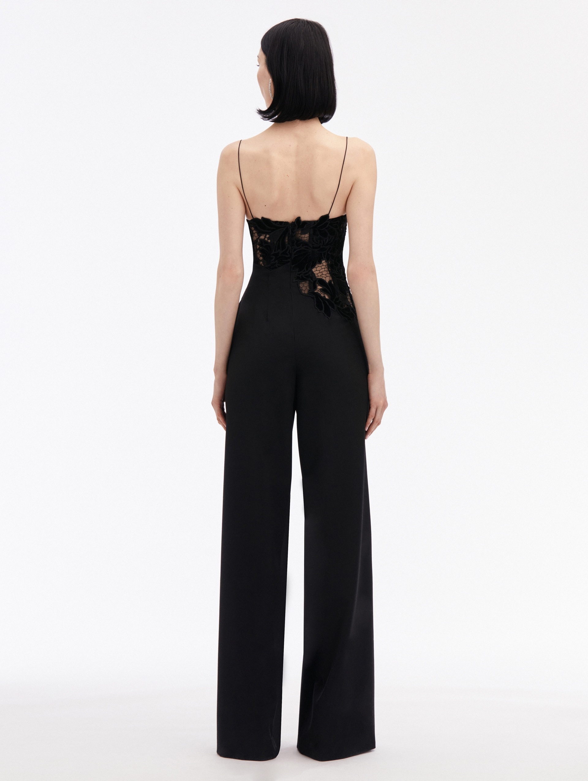 PEONY VELVET GUIPURE JUMPSUIT - 2