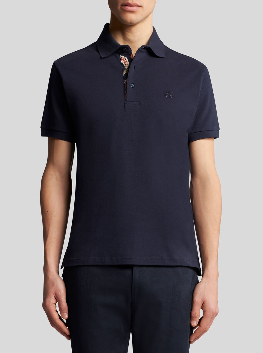 POLO SHIRT WITH EMBROIDERED PEGASO - 2