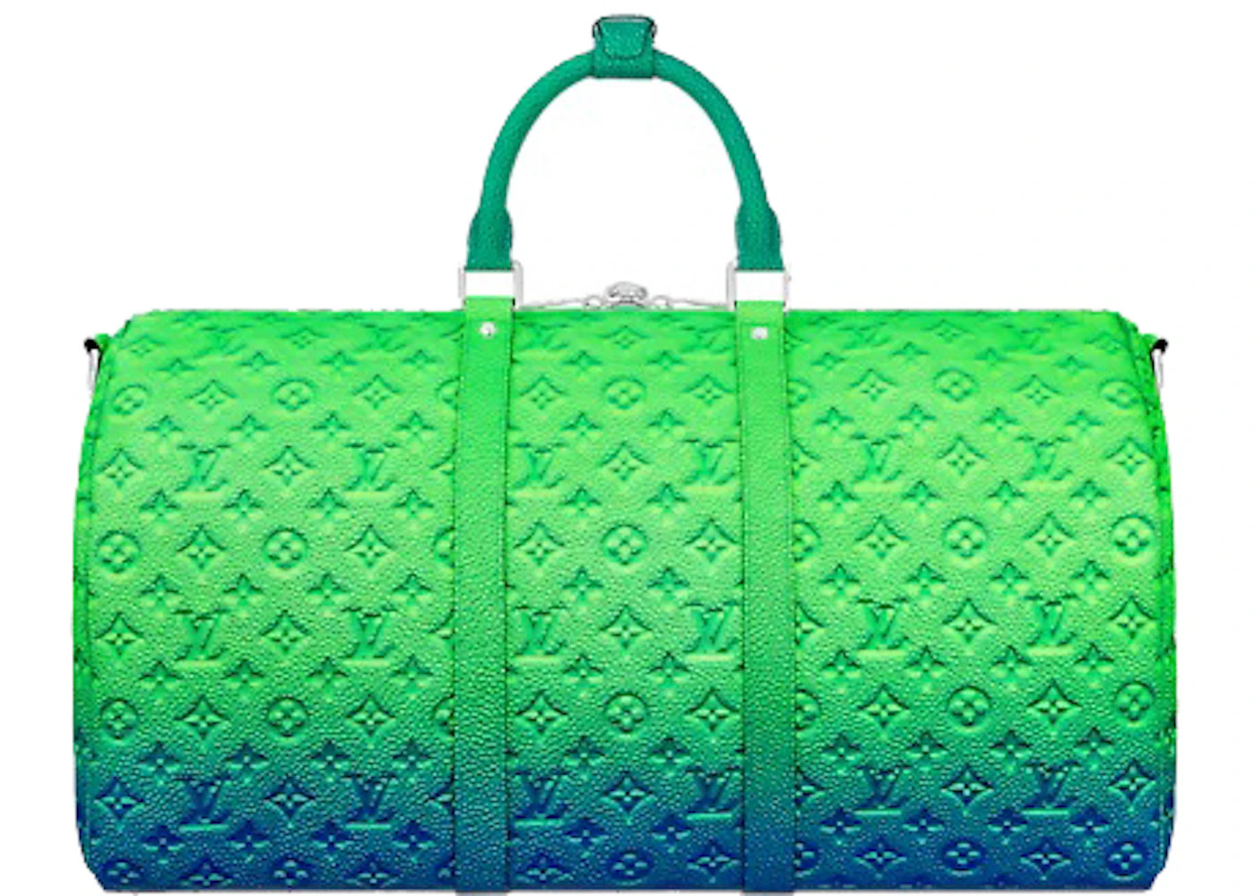 Louis Vuitton Keepall 50B Taurillon Illusion Blue/Green - 2