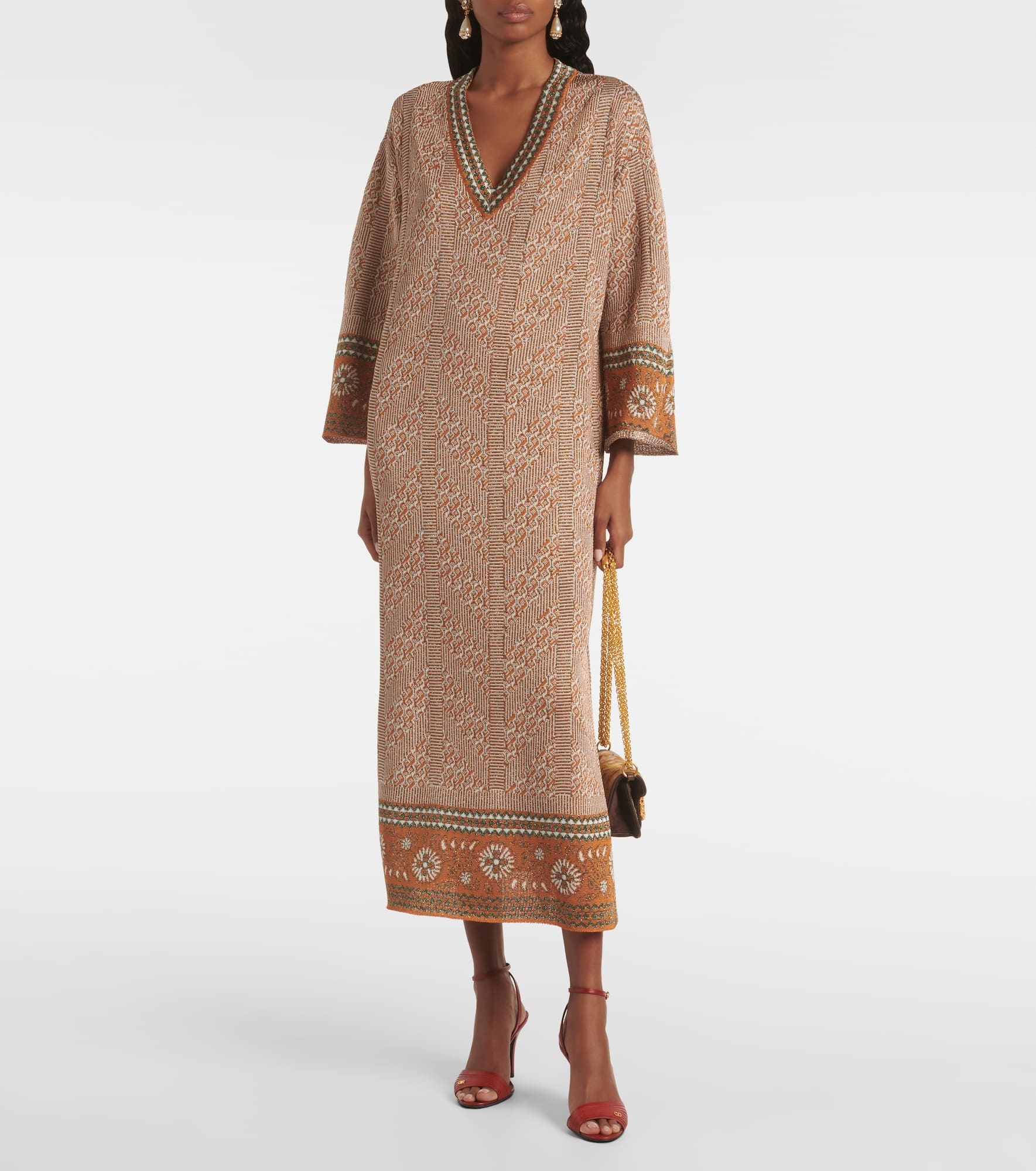 Lamé maxi dress - 2