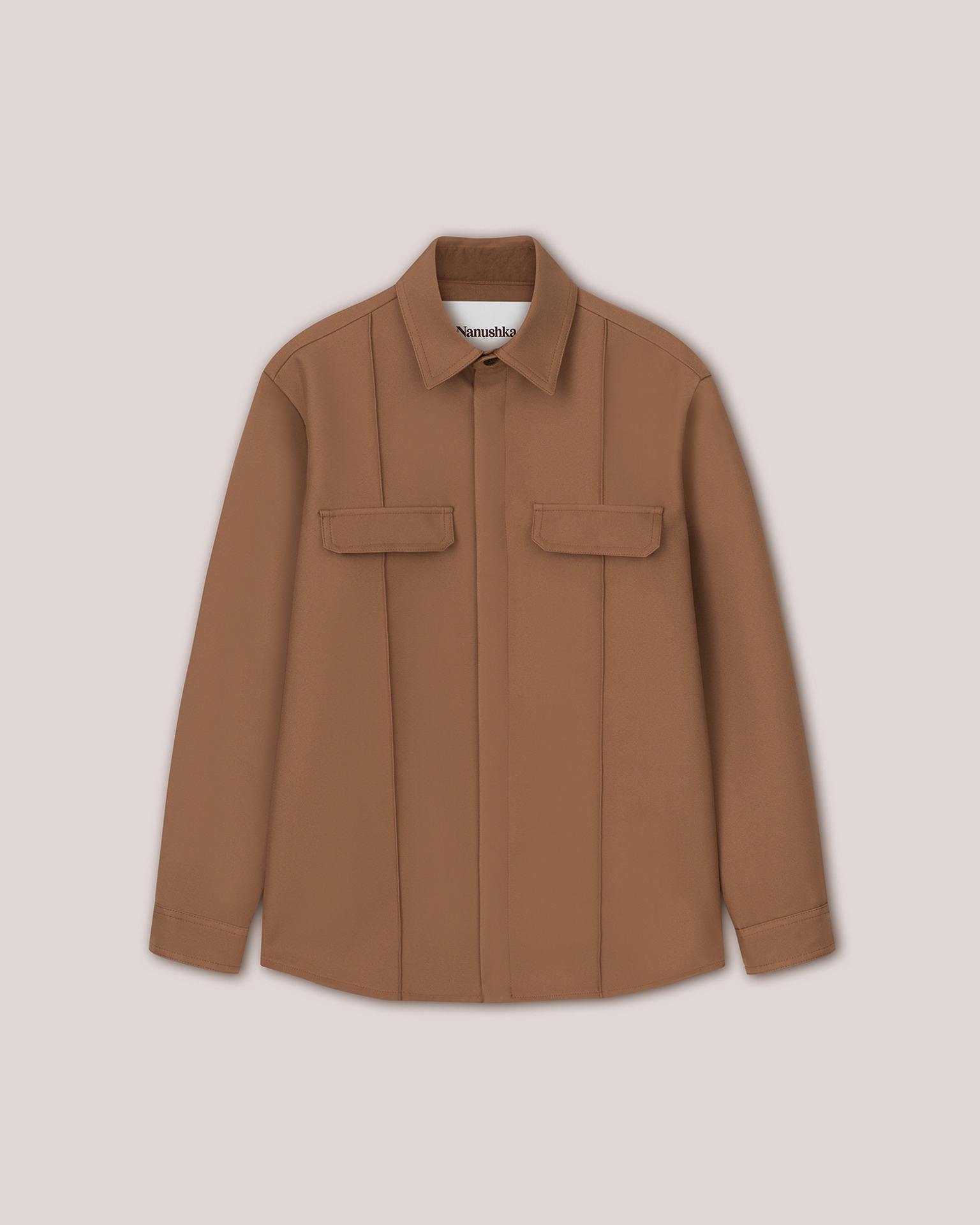 SAMIR - Long-sleeve shirt - Brown - 1